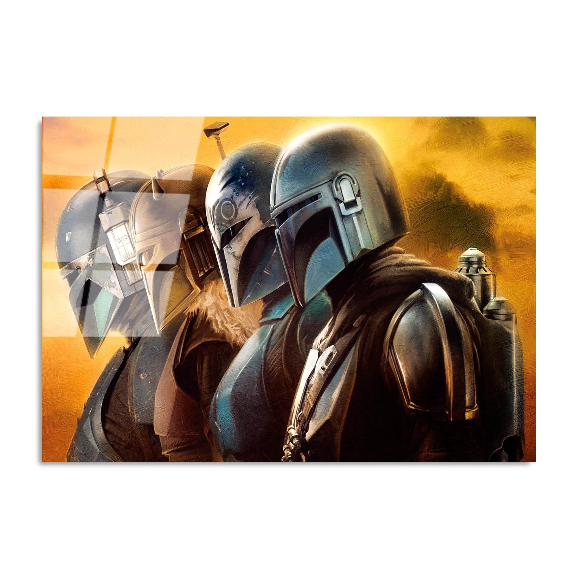 UV-100 Baskılı Cam Dikdörtgen Duvar Tablosu | ByLamp