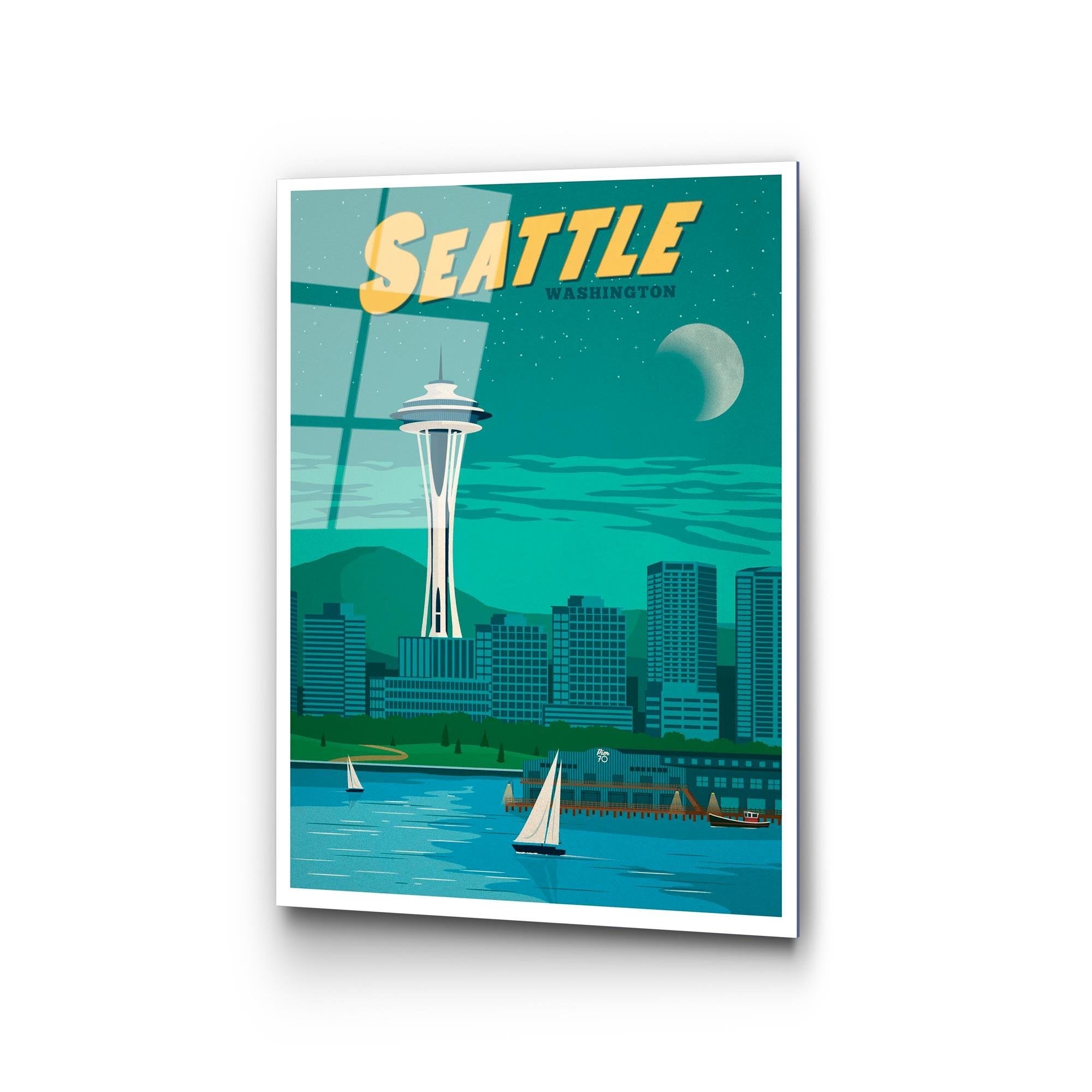 UV-1011 Baskılı Cam Dikdörtgen Duvar Tablosu | ByLamp