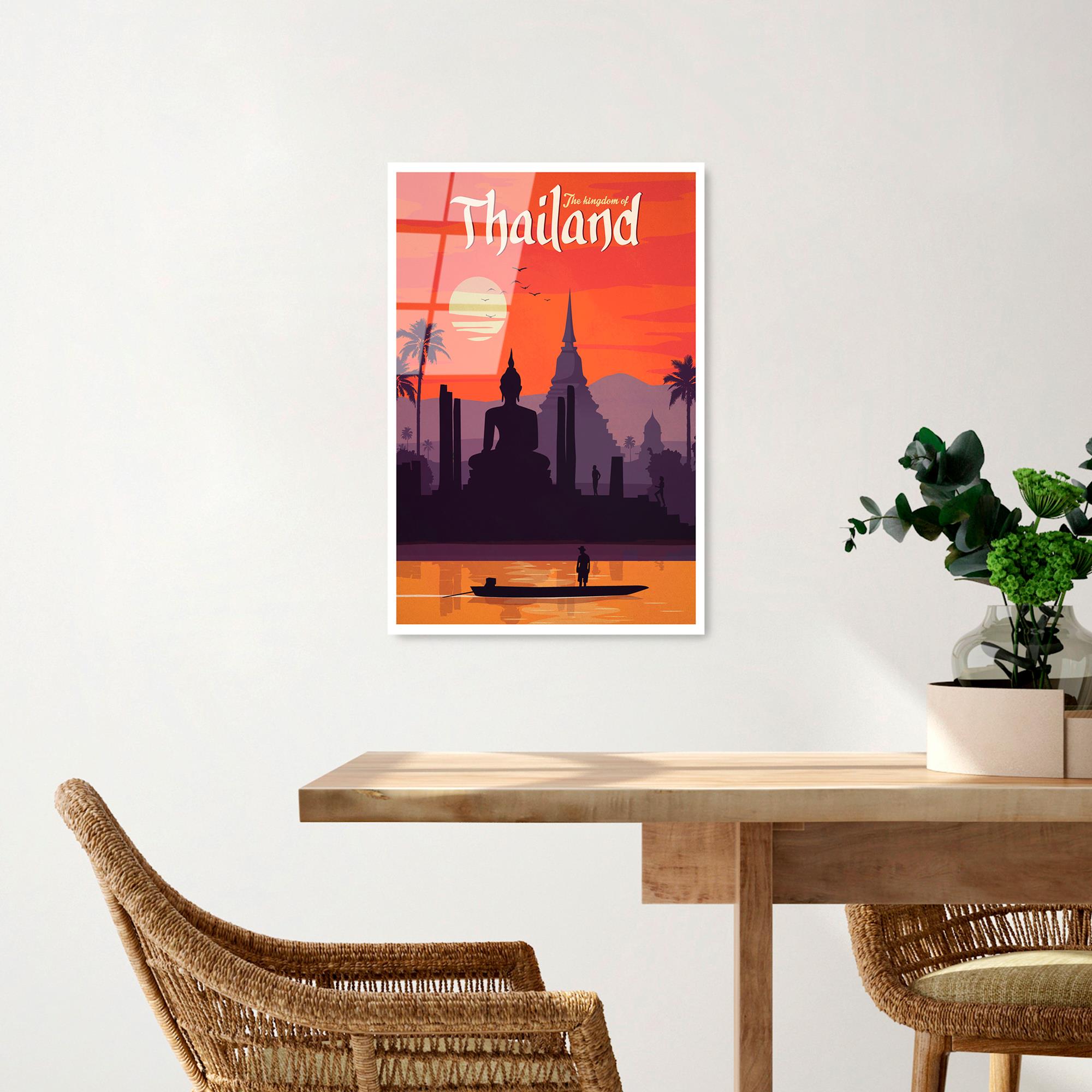 UV-1012 Baskılı Cam Dikdörtgen Duvar Tablosu | ByLamp