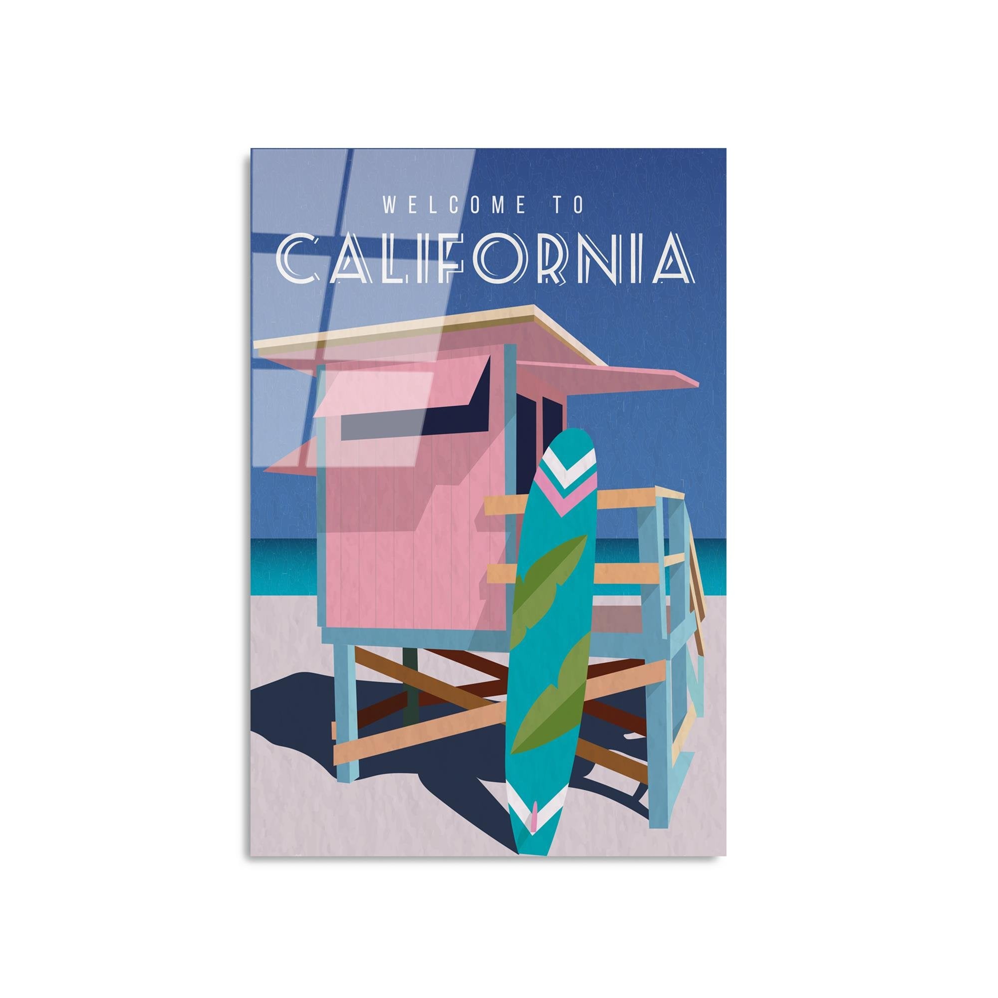 UV-1013 Baskılı Cam Dikdörtgen Duvar Tablosu | ByLamp