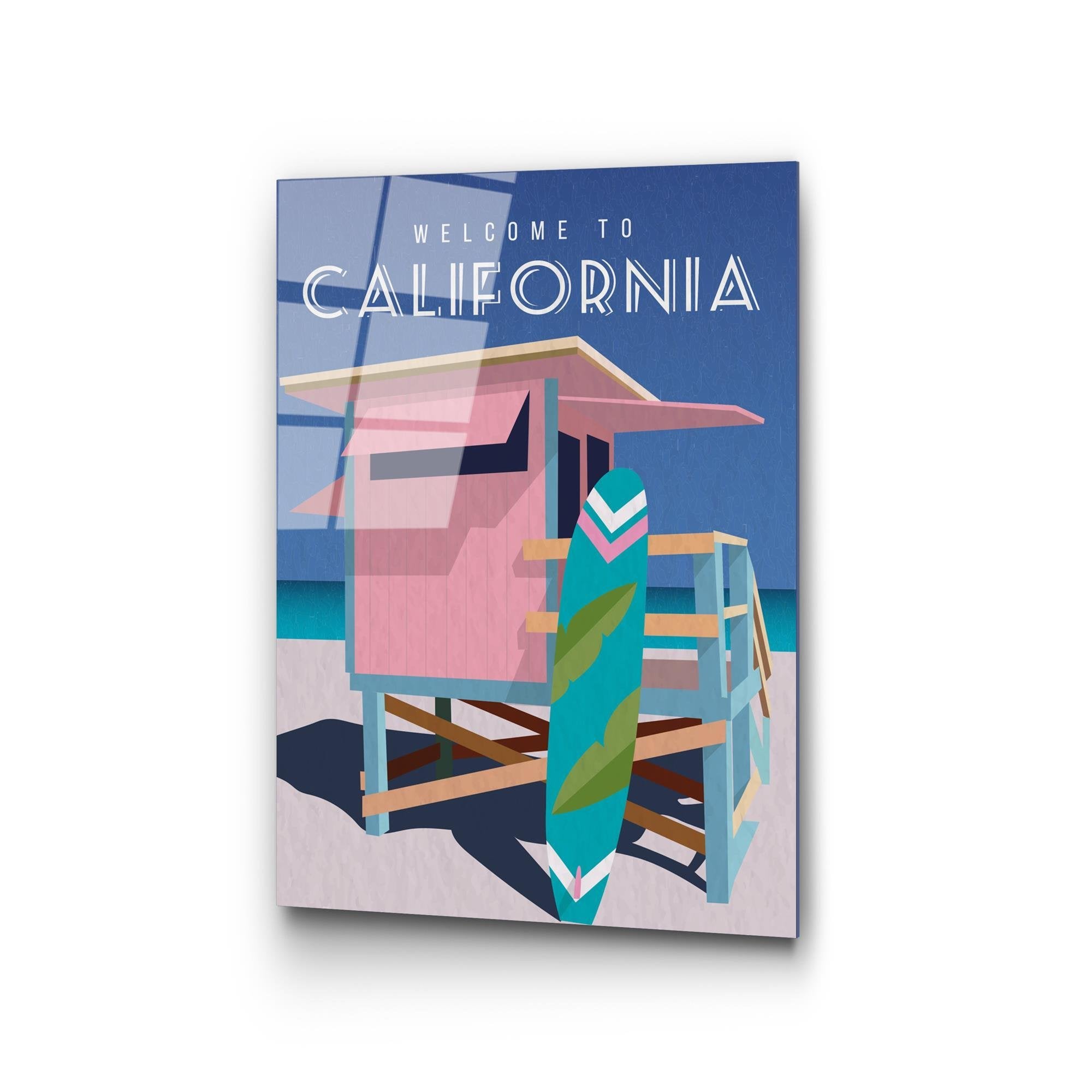 UV-1013 Baskılı Cam Dikdörtgen Duvar Tablosu | ByLamp