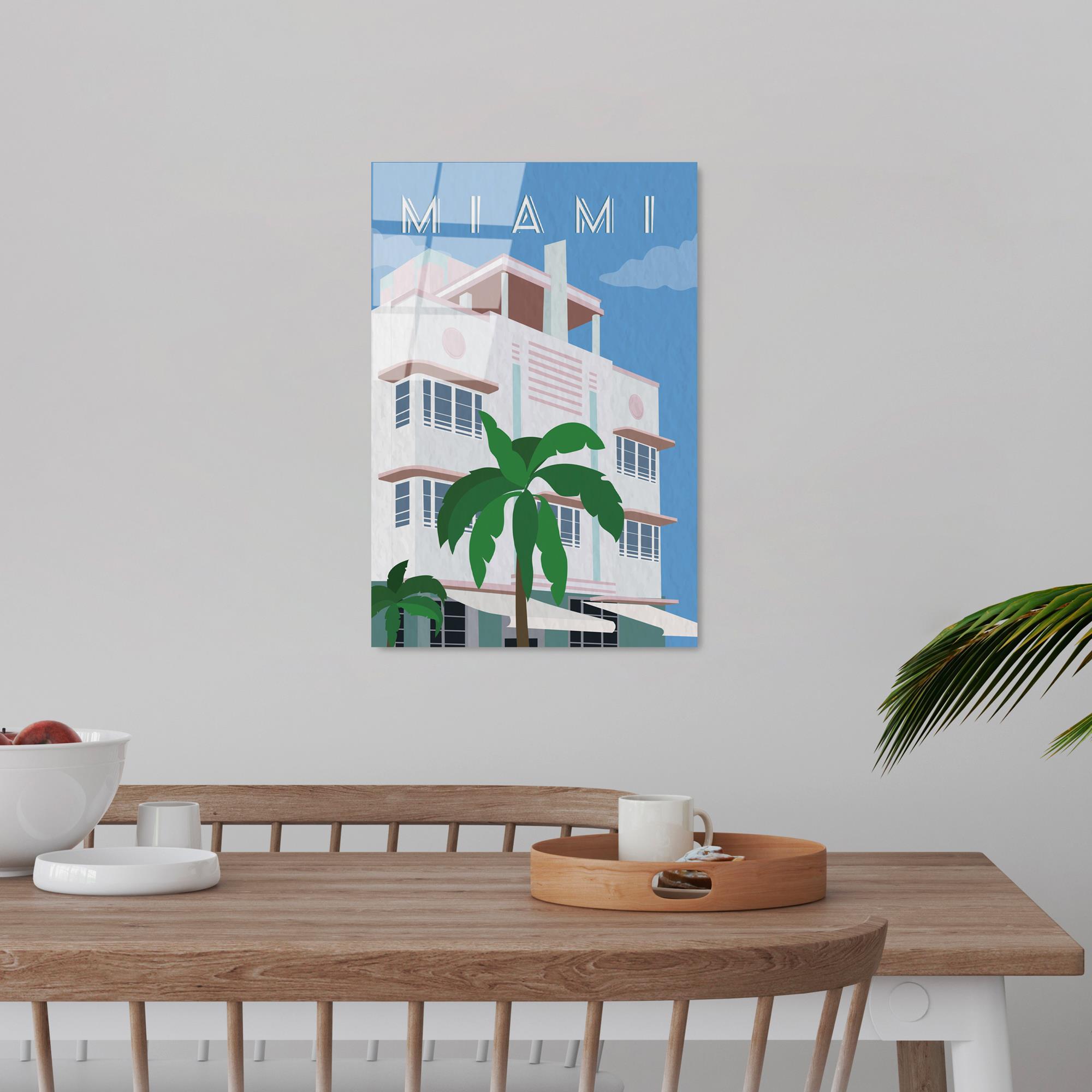 UV-1014 Baskılı Cam Dikdörtgen Duvar Tablosu | ByLamp