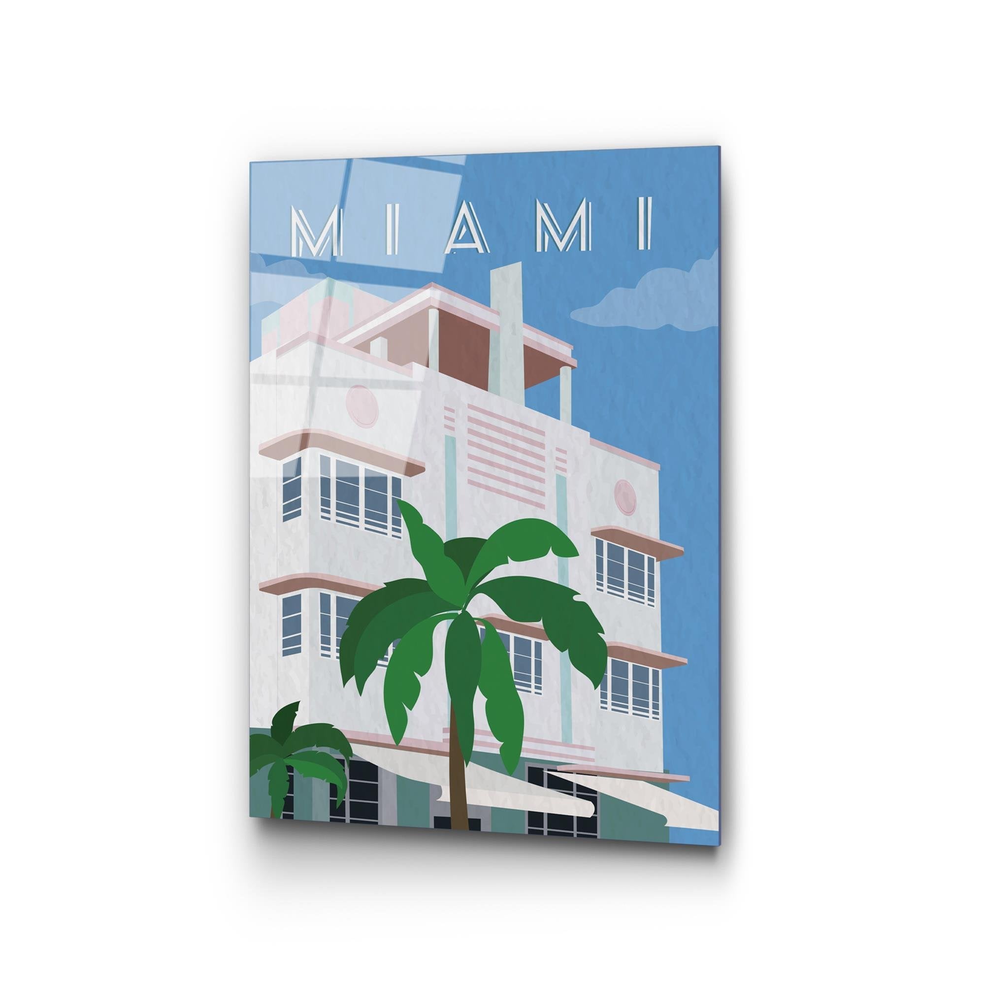 UV-1014 Baskılı Cam Dikdörtgen Duvar Tablosu | ByLamp