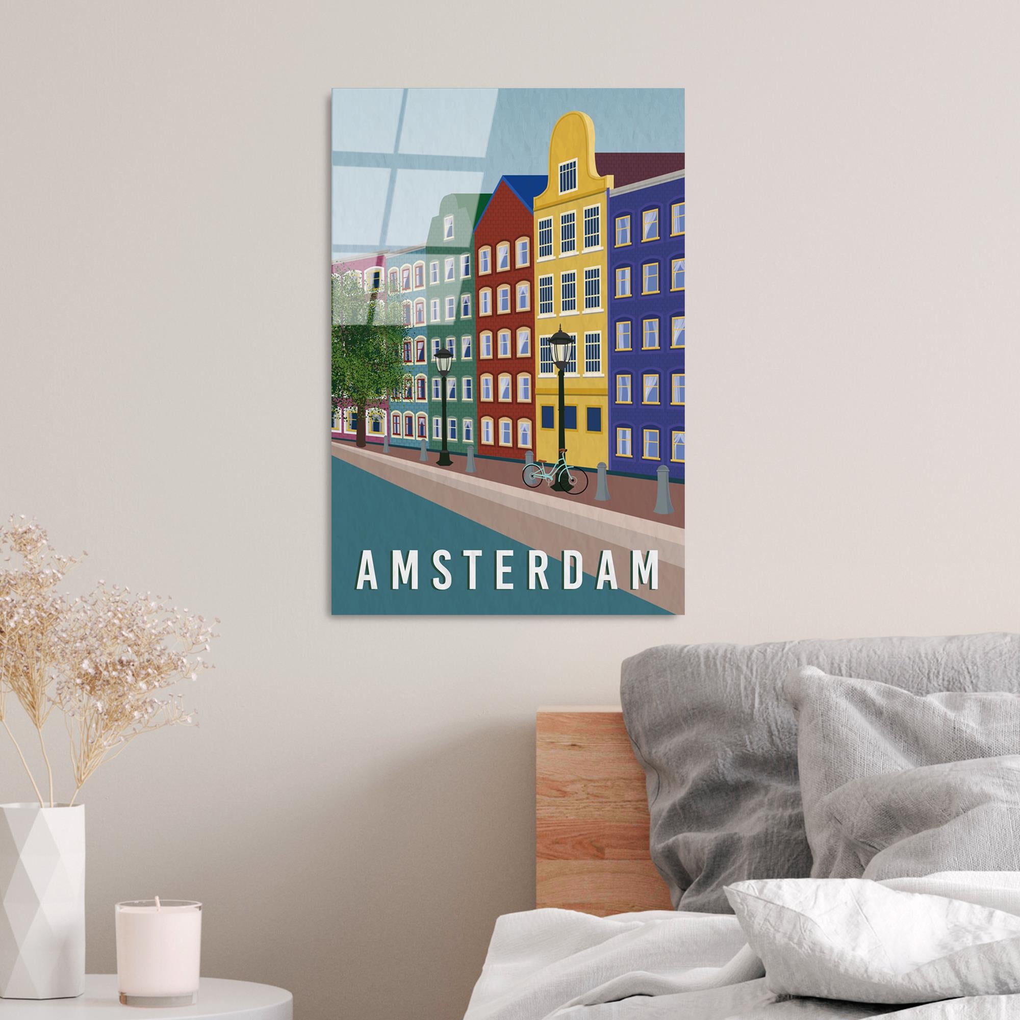 UV-1015 Baskılı Cam Dikdörtgen Duvar Tablosu | ByLamp