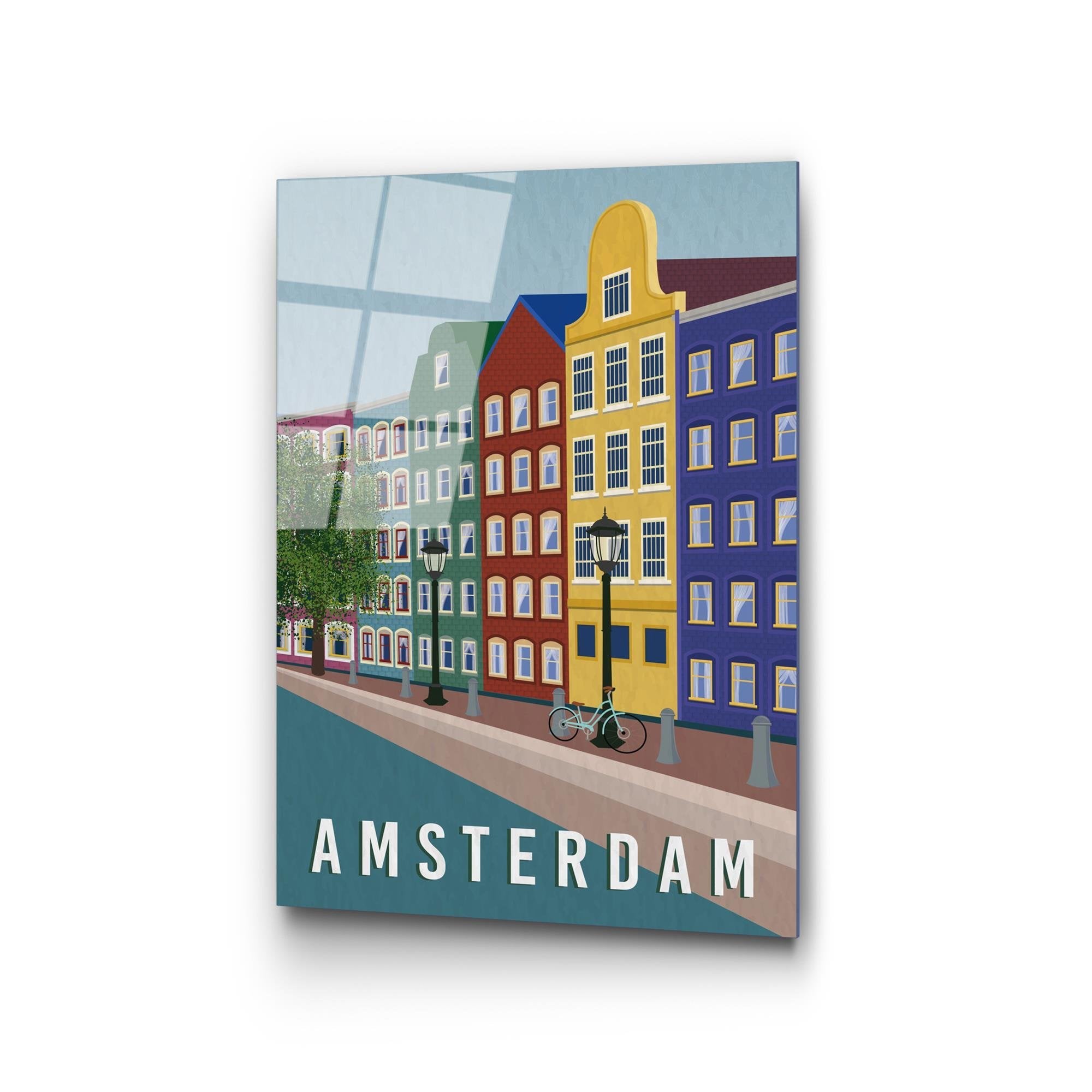 UV-1015 Baskılı Cam Dikdörtgen Duvar Tablosu | ByLamp