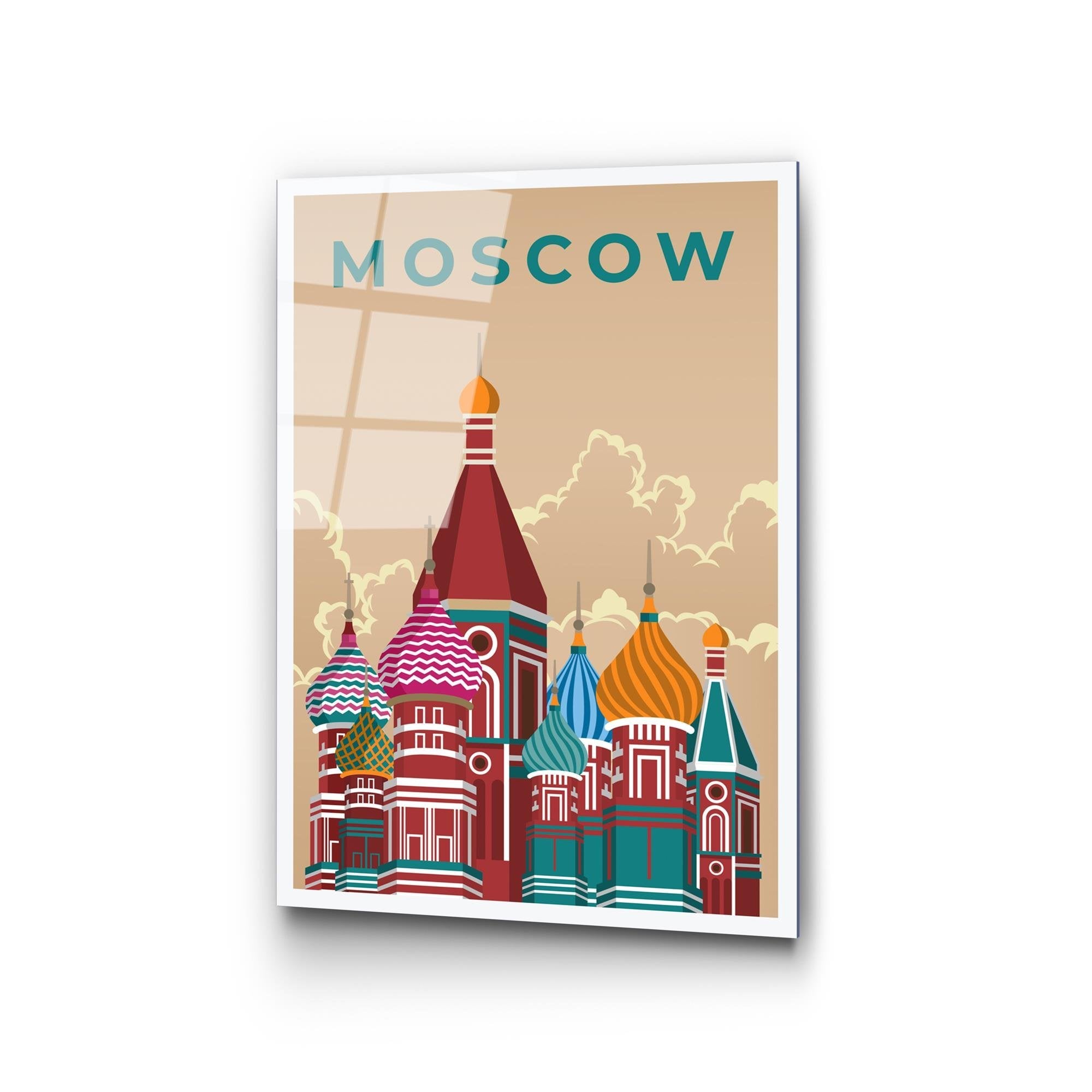 UV-1017 Baskılı Cam Dikdörtgen Duvar Tablosu | ByLamp