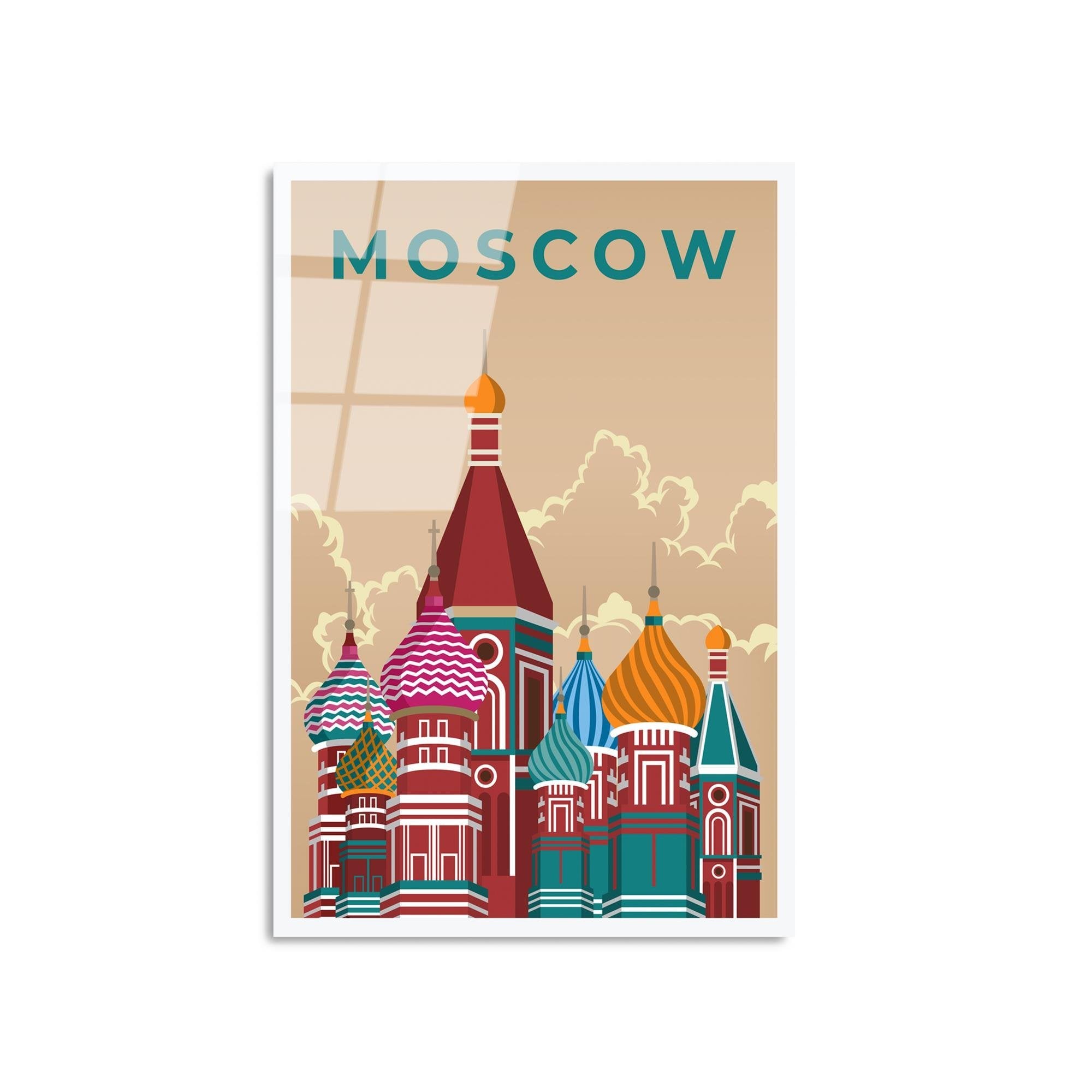 UV-1017 Baskılı Cam Dikdörtgen Duvar Tablosu | ByLamp