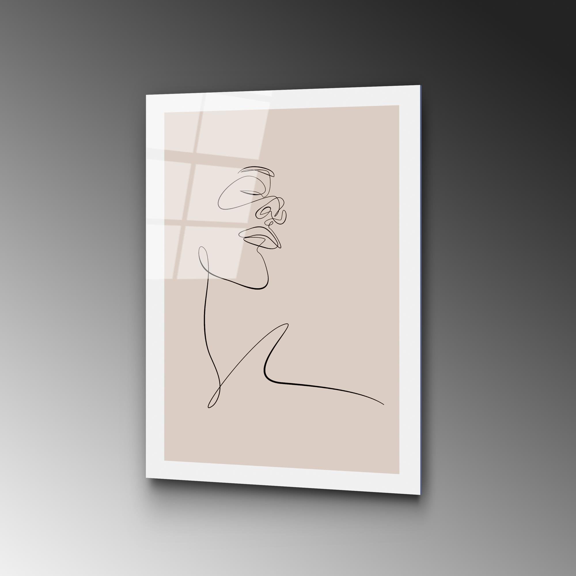 UV-1031 Baskılı Cam Dikdörtgen Duvar Tablosu | ByLamp