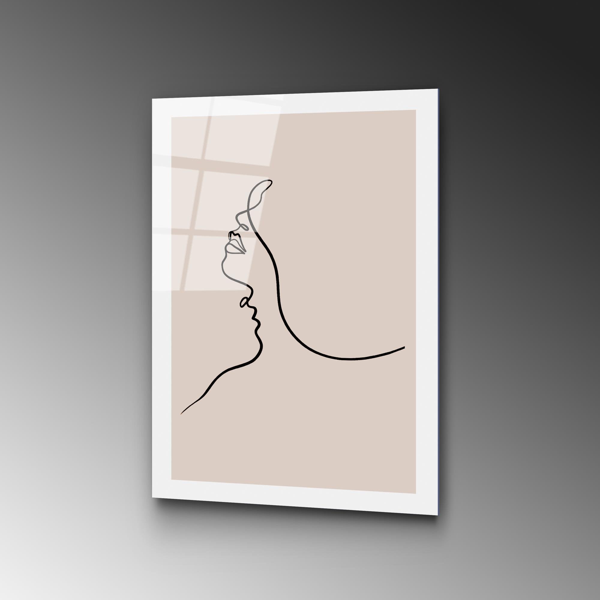 UV-1032 Baskılı Cam Dikdörtgen Duvar Tablosu | ByLamp