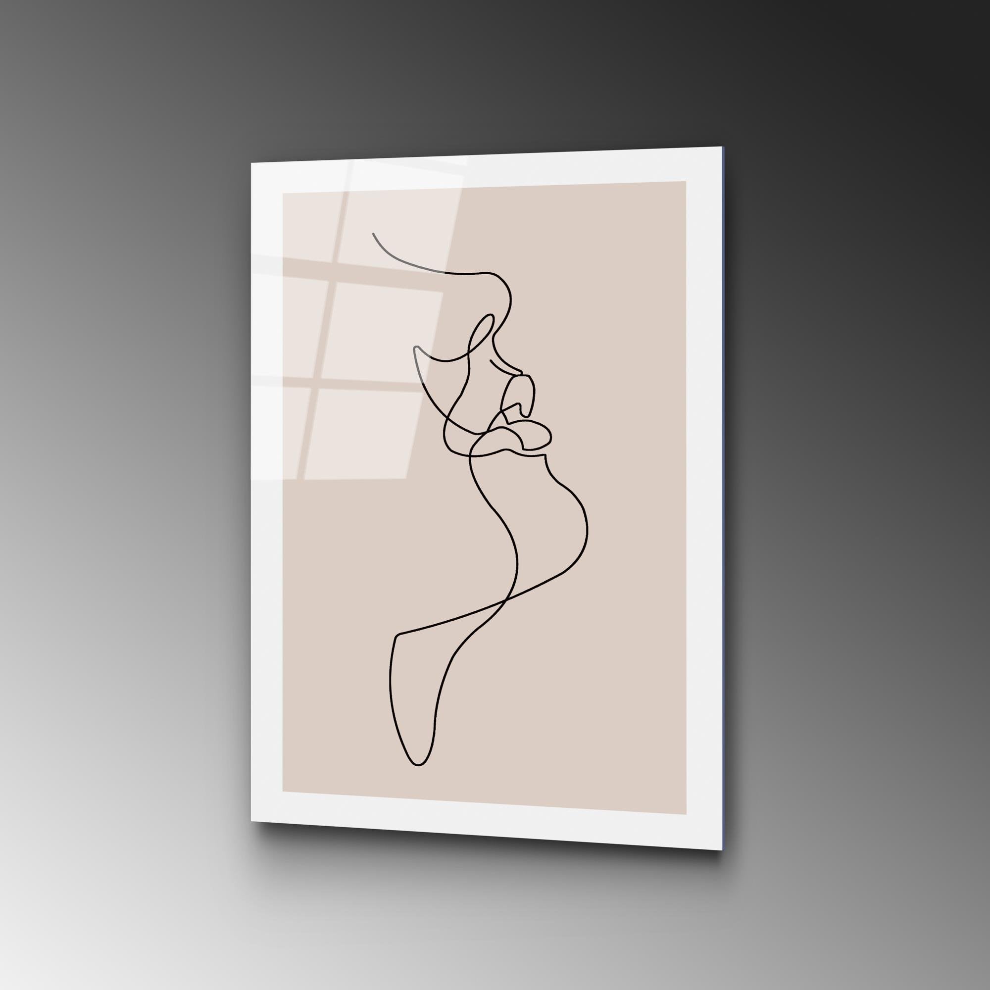 UV-1035 Baskılı Cam Dikdörtgen Duvar Tablosu | ByLamp