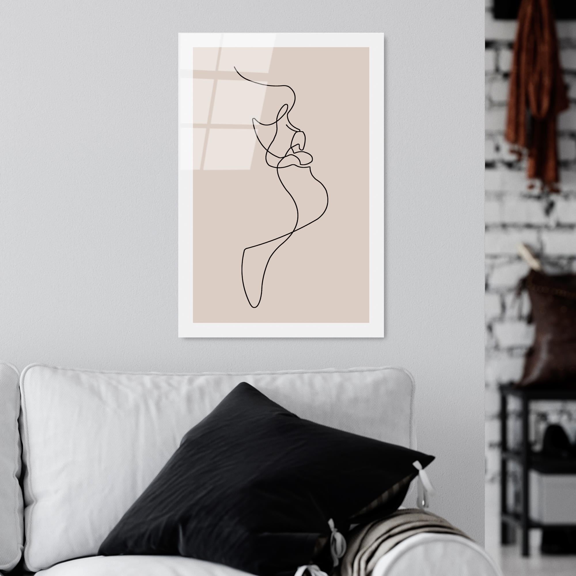 UV-1035 Baskılı Cam Dikdörtgen Duvar Tablosu | ByLamp