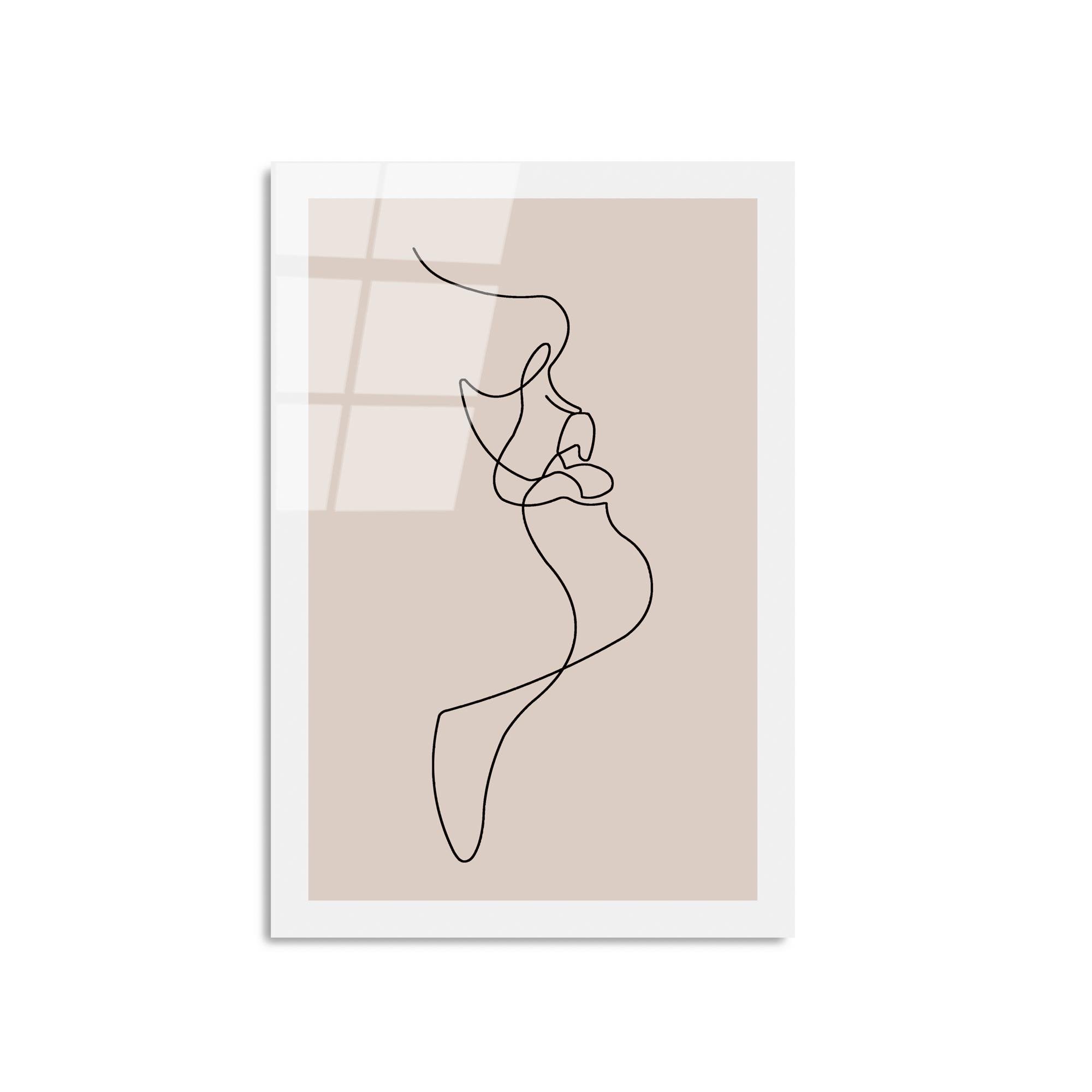 UV-1035 Baskılı Cam Dikdörtgen Duvar Tablosu | ByLamp