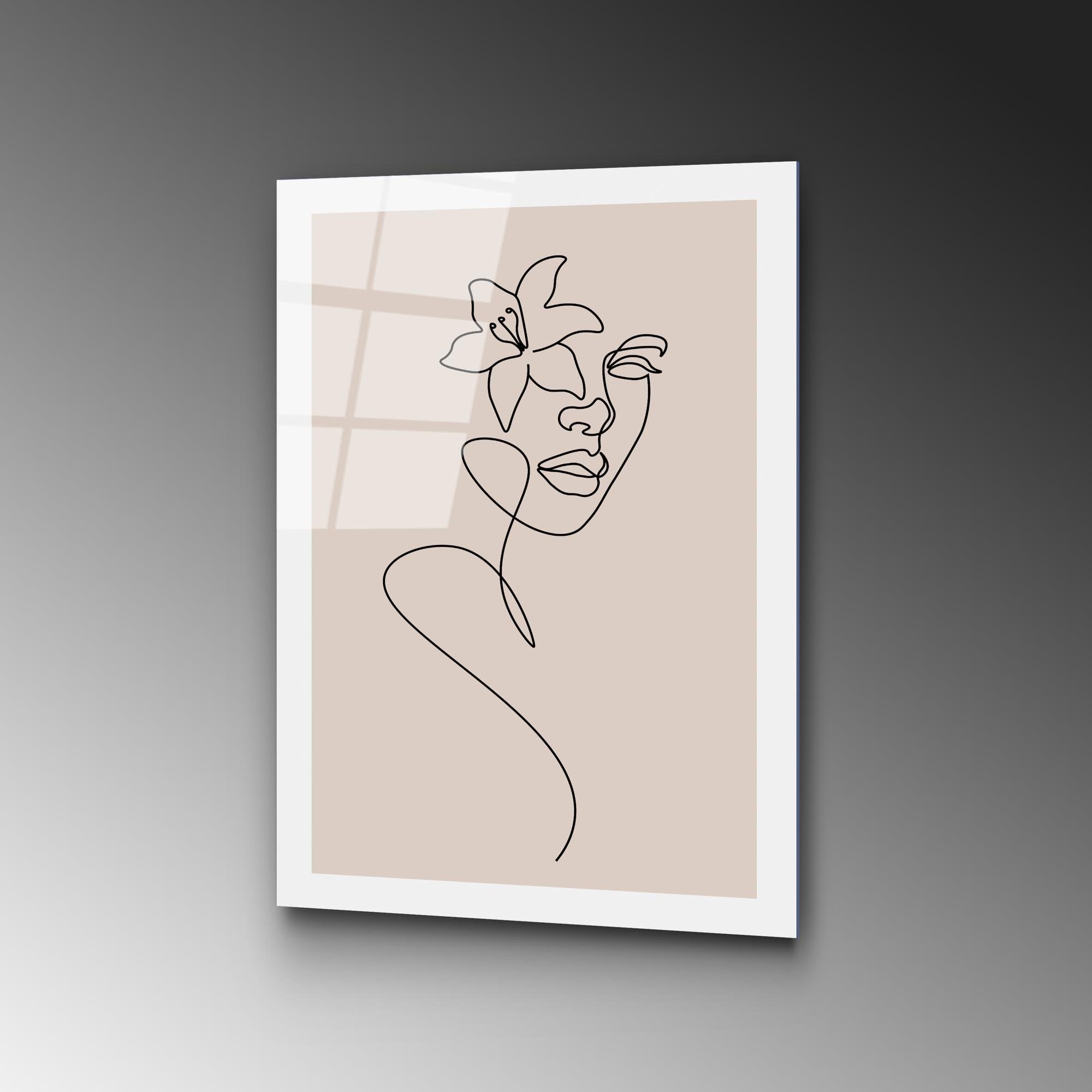 UV-1036 Baskılı Cam Dikdörtgen Duvar Tablosu | ByLamp