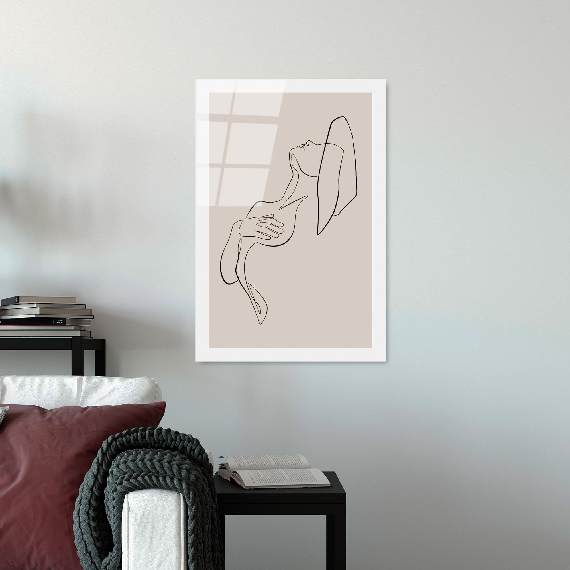 UV-1037 Baskılı Cam Dikdörtgen Duvar Tablosu | ByLamp