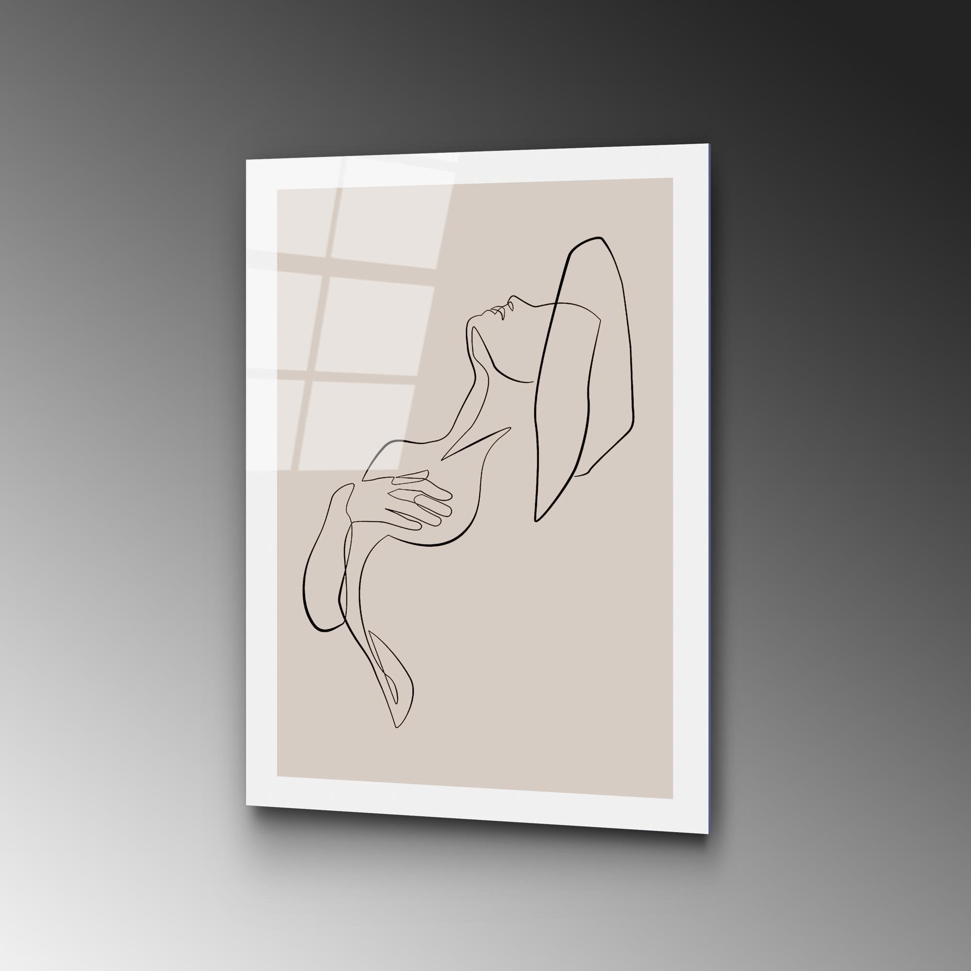 UV-1037 Baskılı Cam Dikdörtgen Duvar Tablosu | ByLamp