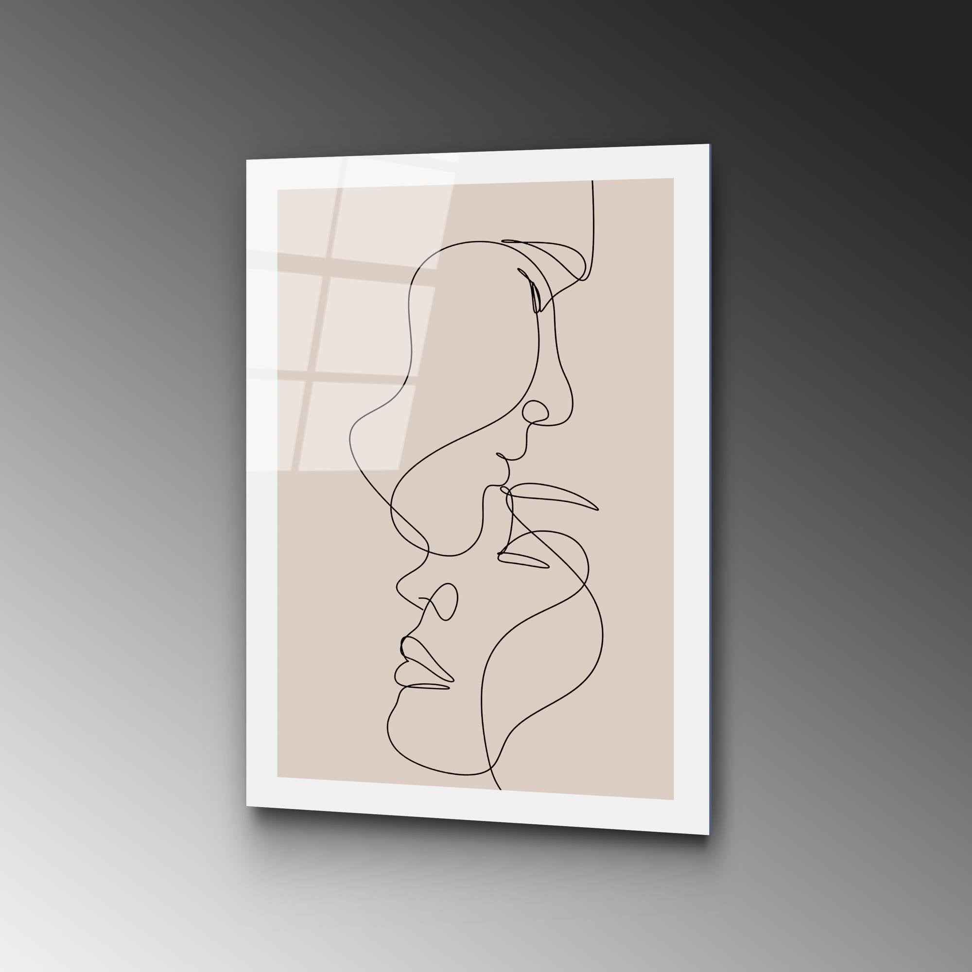 UV-1038 Baskılı Cam Dikdörtgen Duvar Tablosu | ByLamp