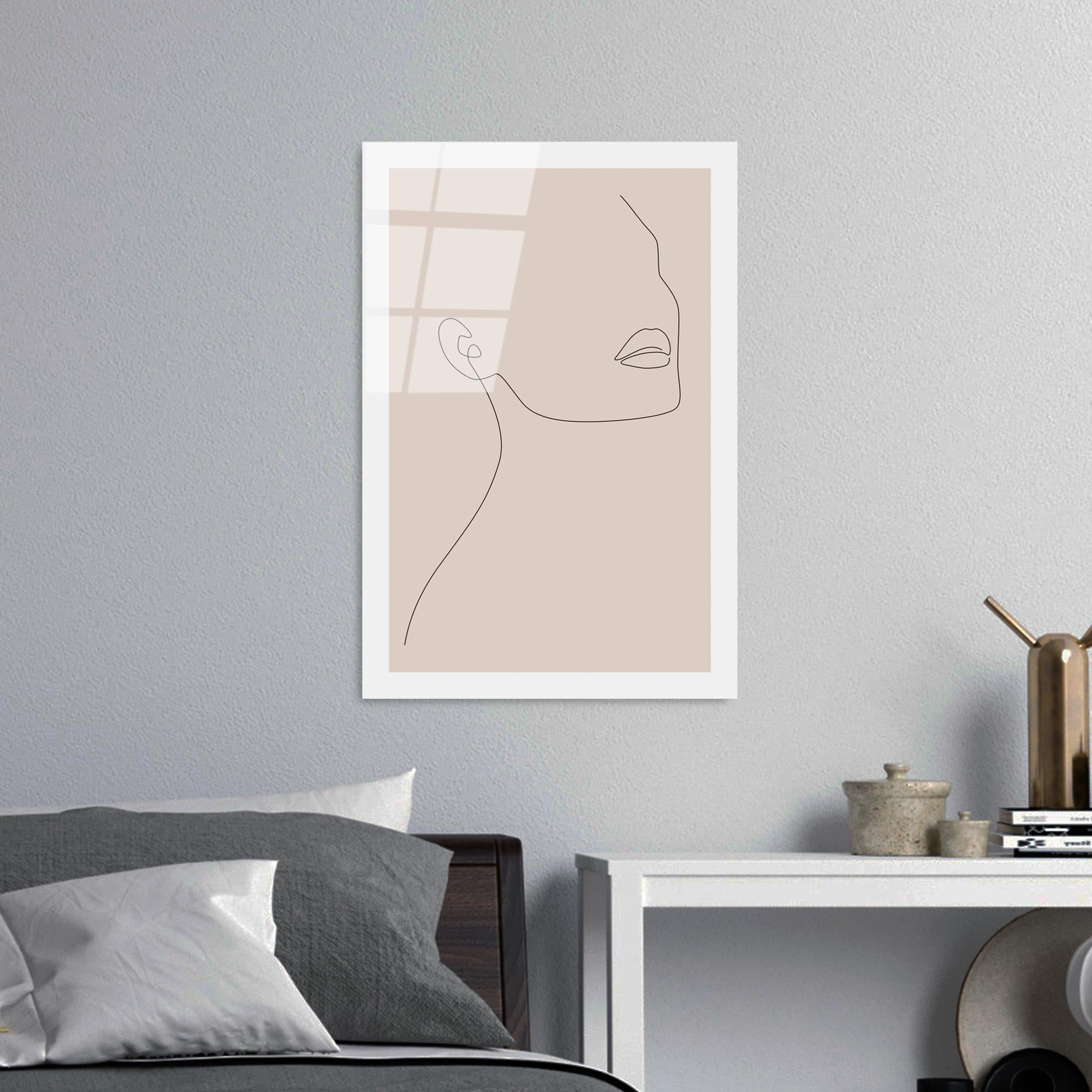 UV-1039 Baskılı Cam Dikdörtgen Duvar Tablosu | ByLamp