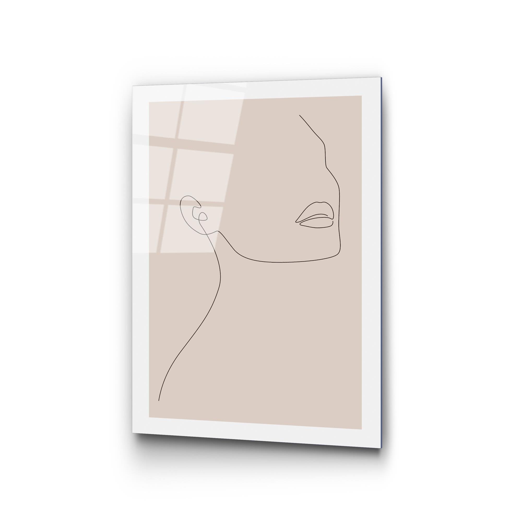 UV-1039 Baskılı Cam Dikdörtgen Duvar Tablosu | ByLamp