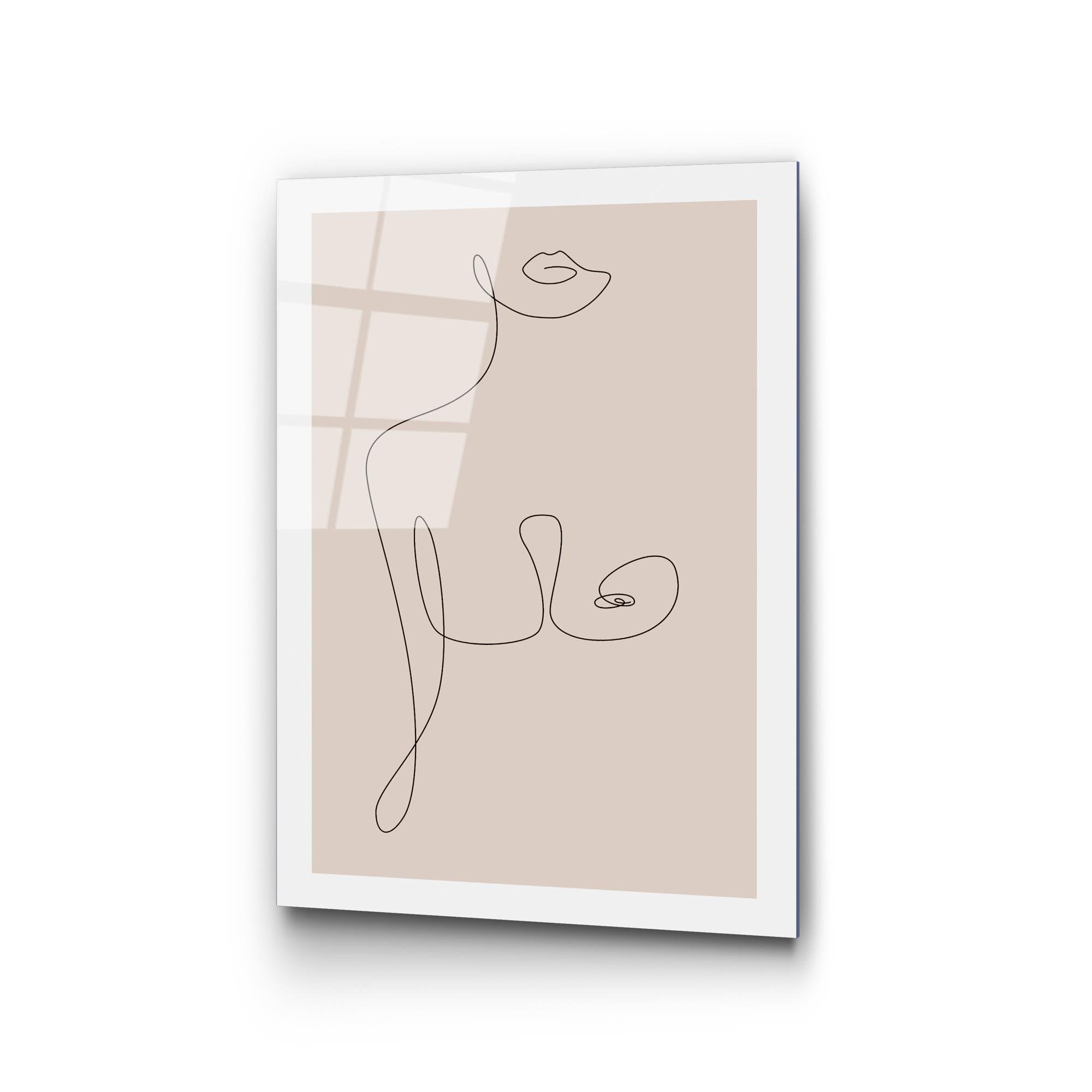 UV-1040 Baskılı Cam Dikdörtgen Duvar Tablosu | ByLamp