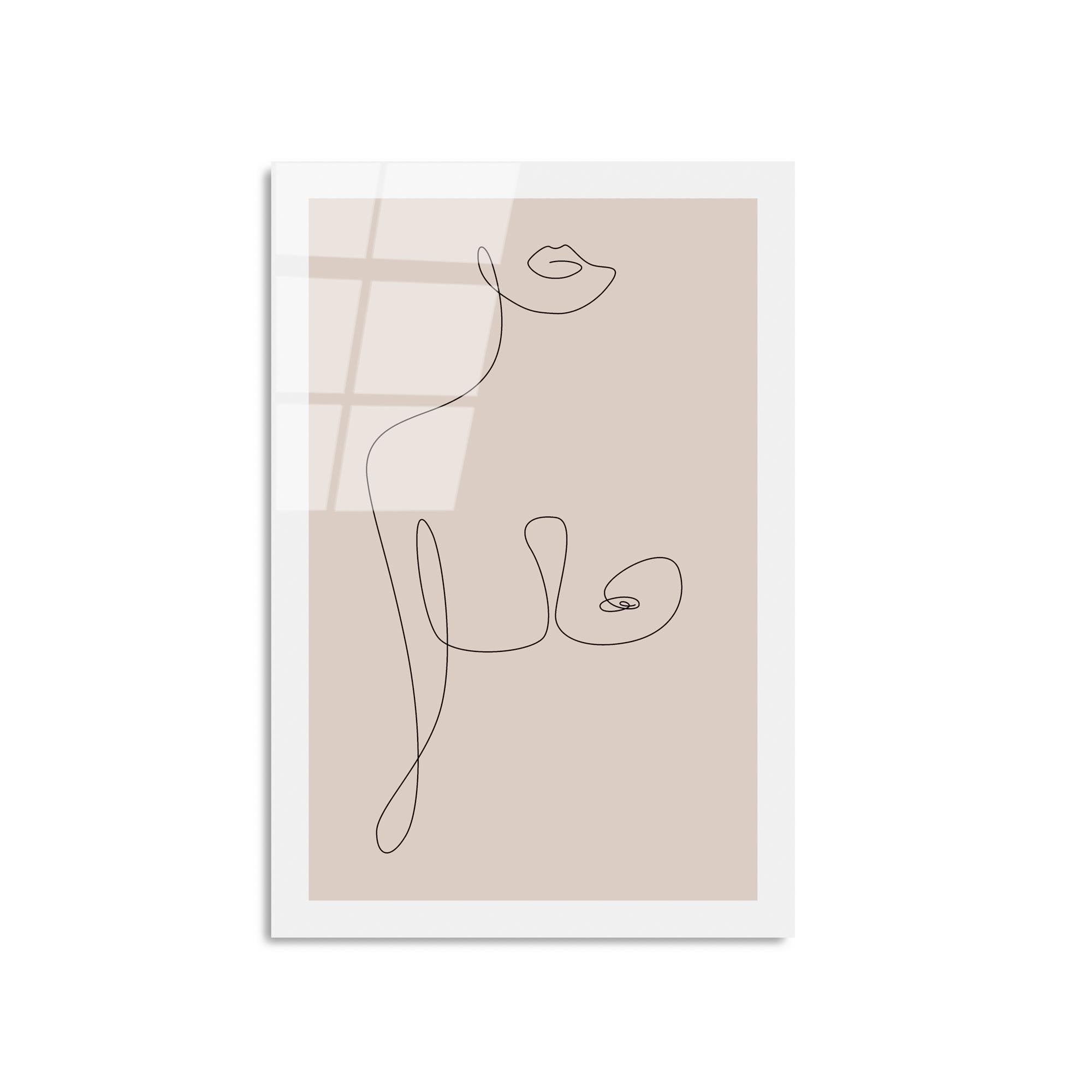 UV-1040 Baskılı Cam Dikdörtgen Duvar Tablosu | ByLamp