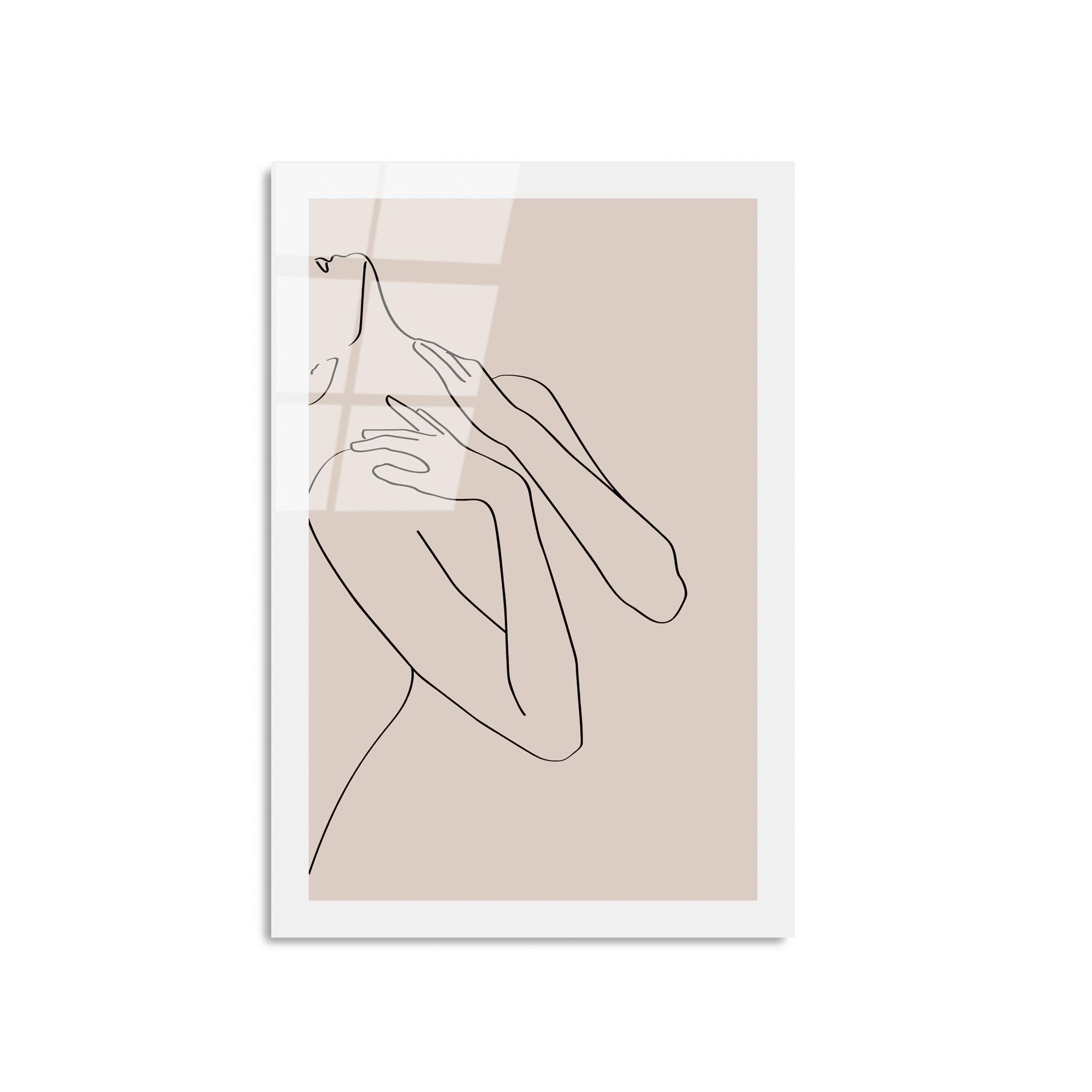 UV-1041 Baskılı Cam Dikdörtgen Duvar Tablosu | ByLamp