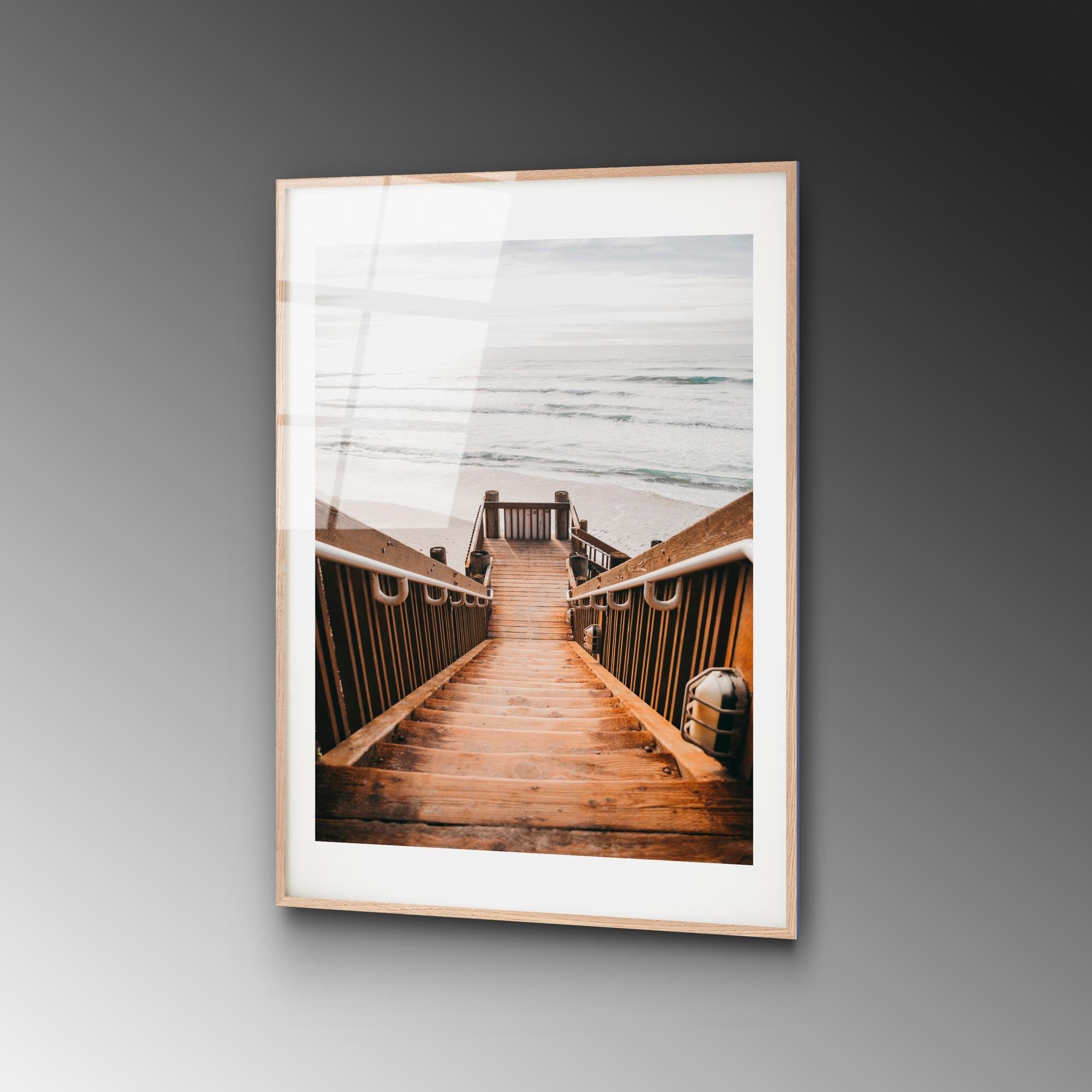 UV-1042 Baskılı Cam Dikdörtgen Duvar Tablosu | ByLamp