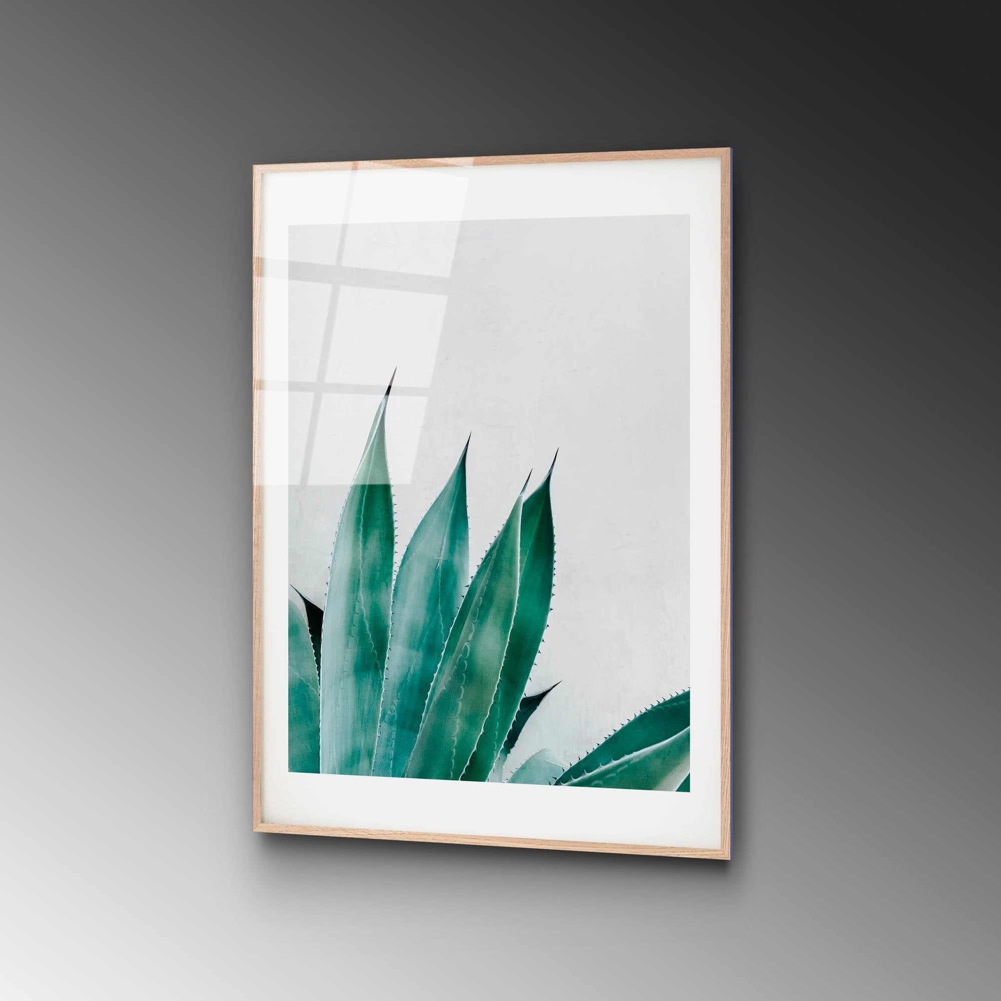 UV-1051 Baskılı Cam Dikdörtgen Duvar Tablosu | ByLamp