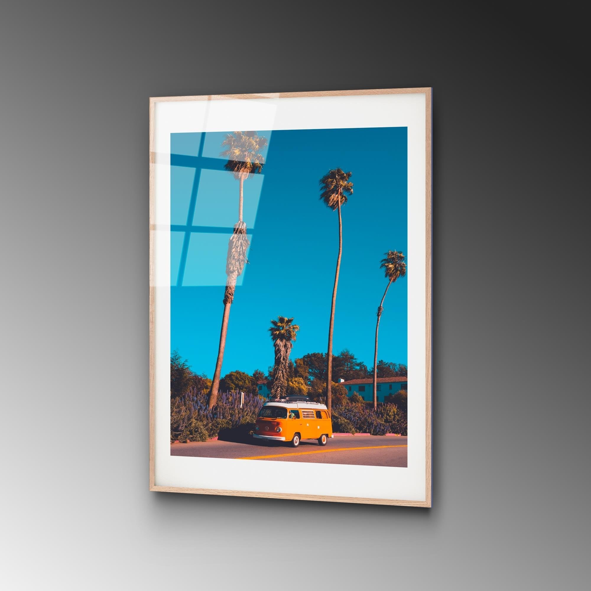 UV-1054 Baskılı Cam Dikdörtgen Duvar Tablosu | ByLamp