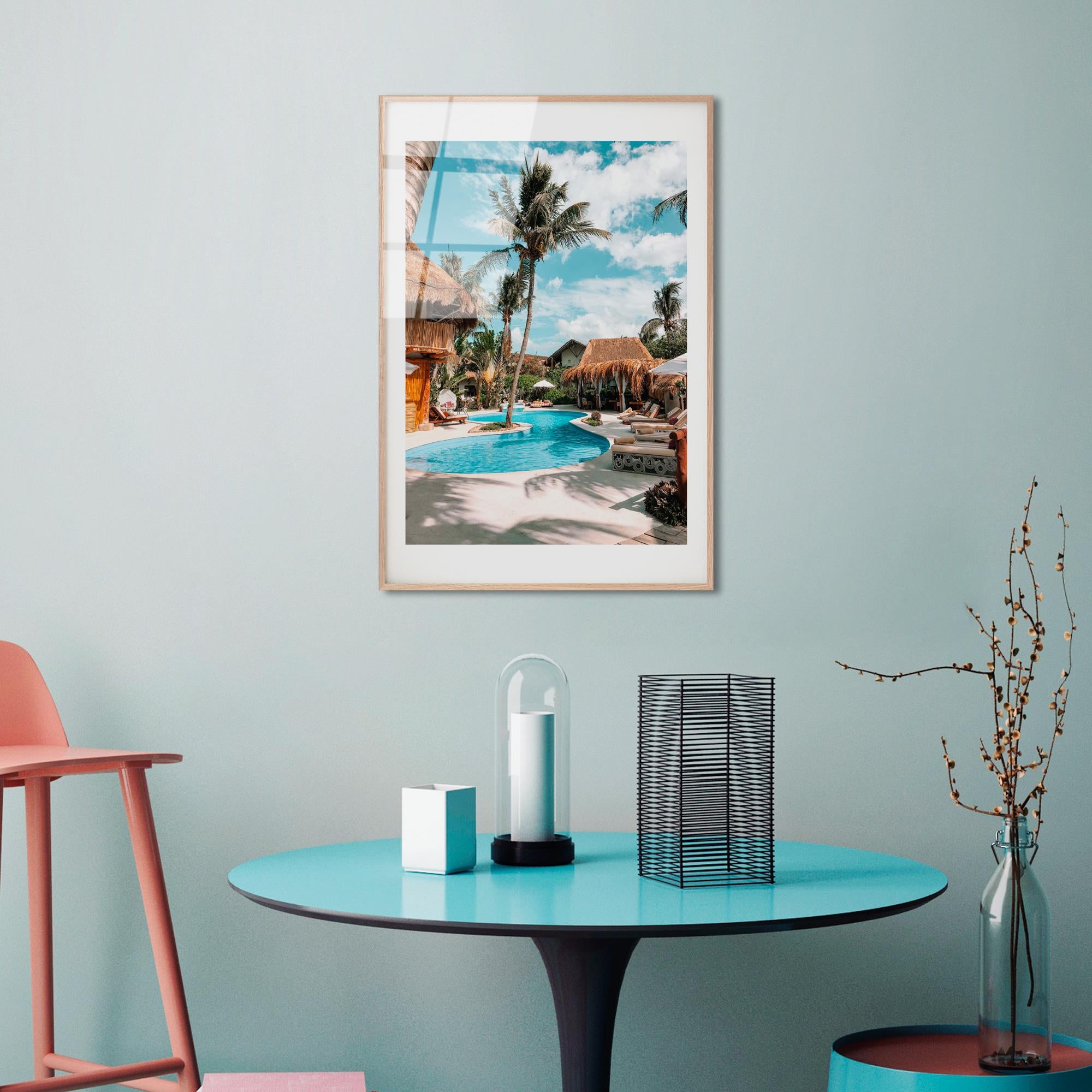 UV-1058 Baskılı Cam Dikdörtgen Duvar Tablosu | ByLamp