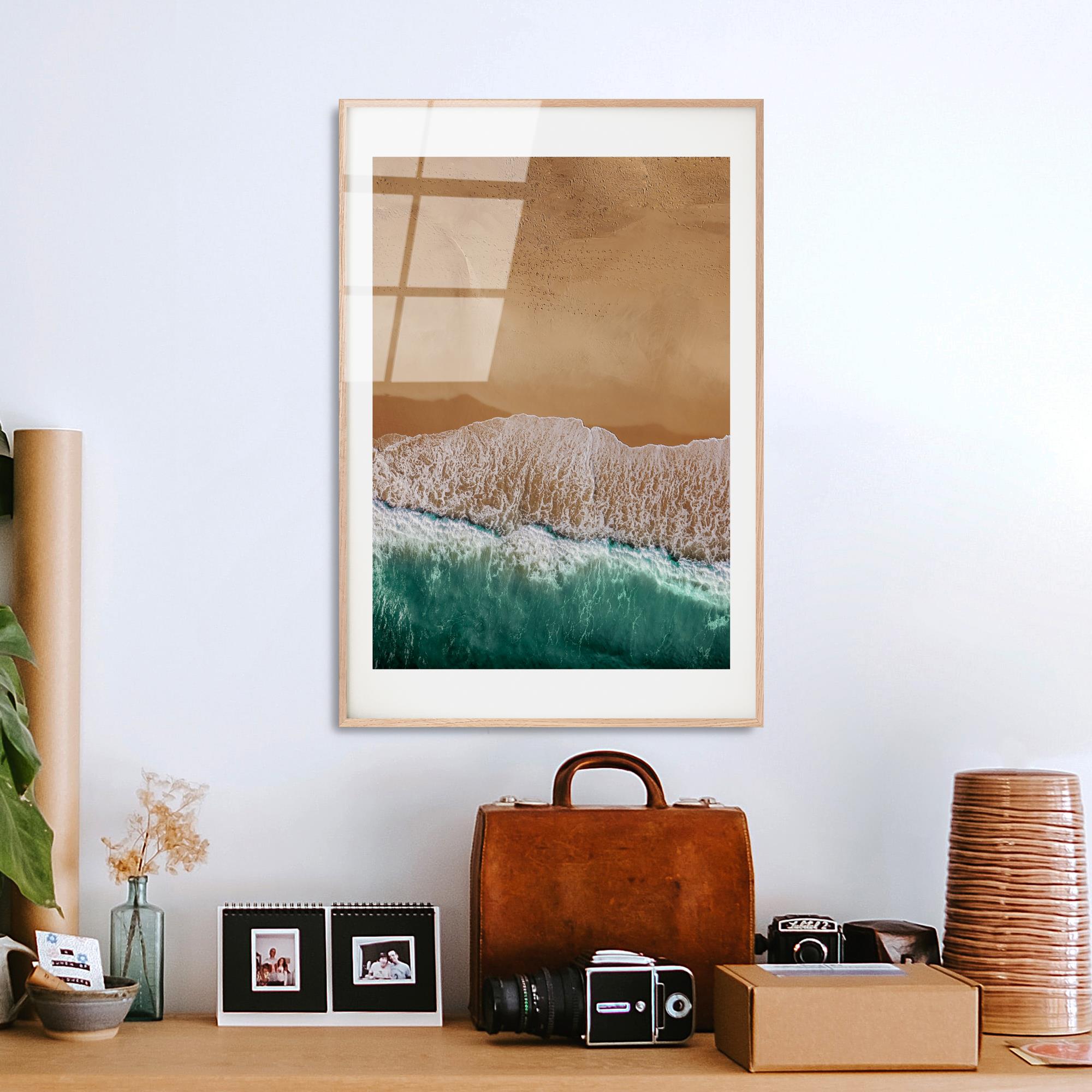 UV-1059 Baskılı Cam Dikdörtgen Duvar Tablosu | ByLamp