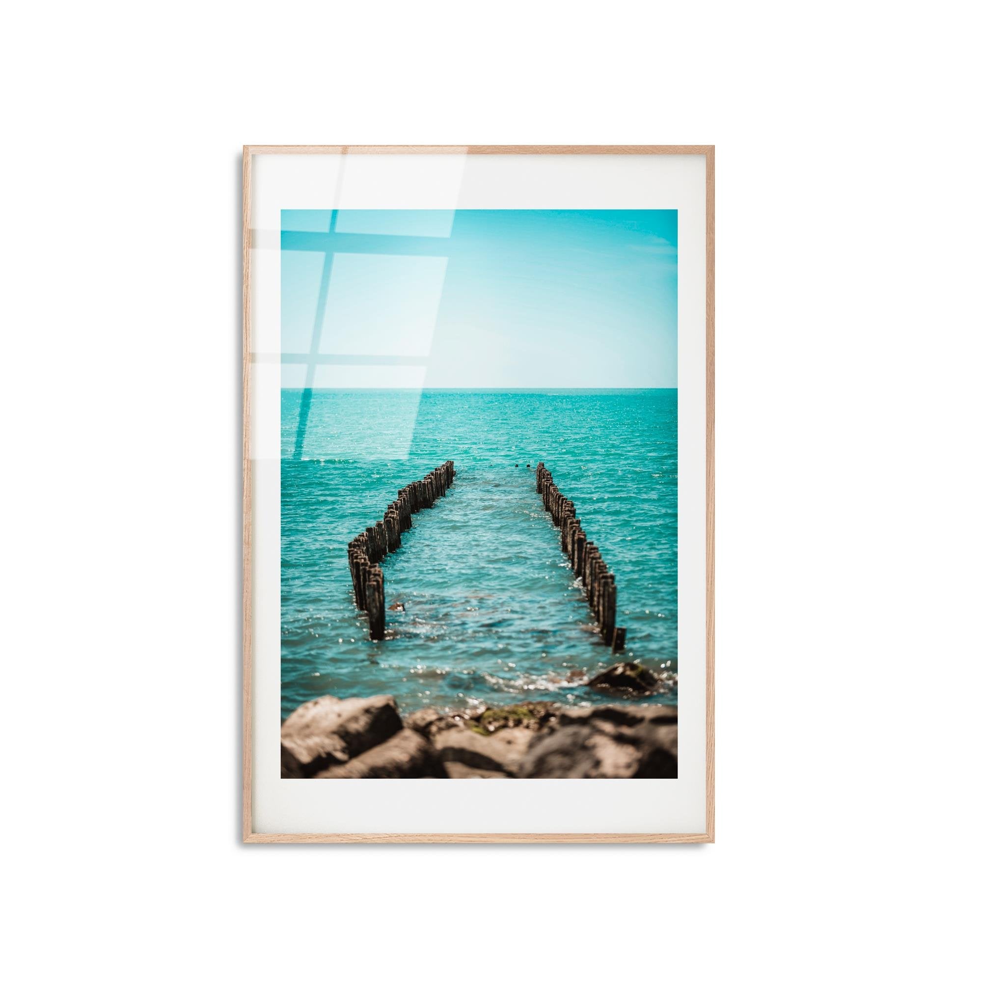 UV-1064 Baskılı Cam Dikdörtgen Duvar Tablosu | ByLamp