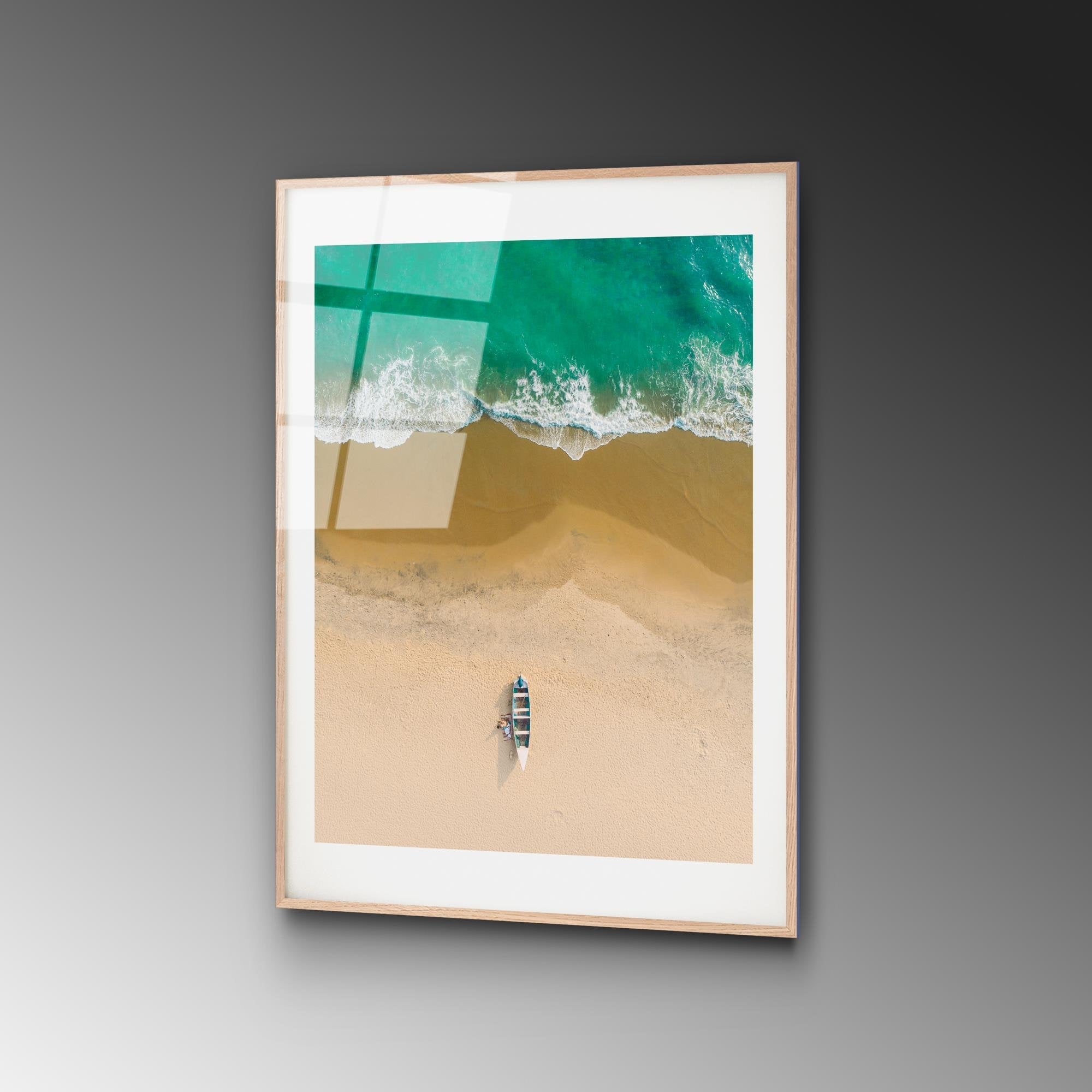 UV-1072 Baskılı Cam Dikdörtgen Duvar Tablosu | ByLamp