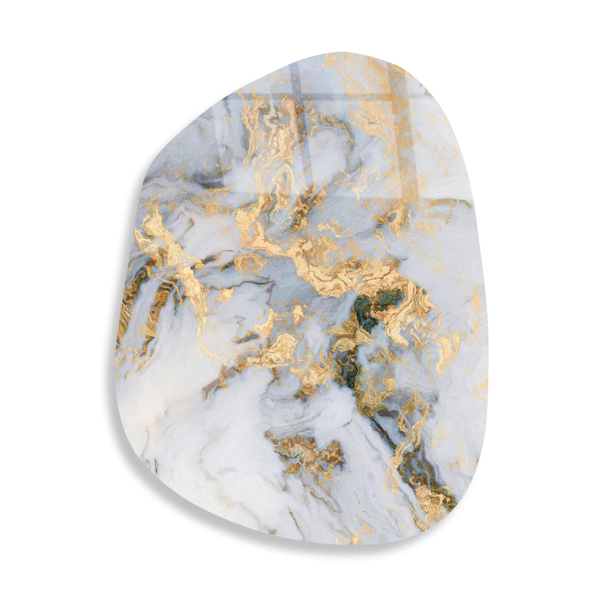 UV-1088 Baskılı Cam Amorf Duvar Tablosu | ByLamp