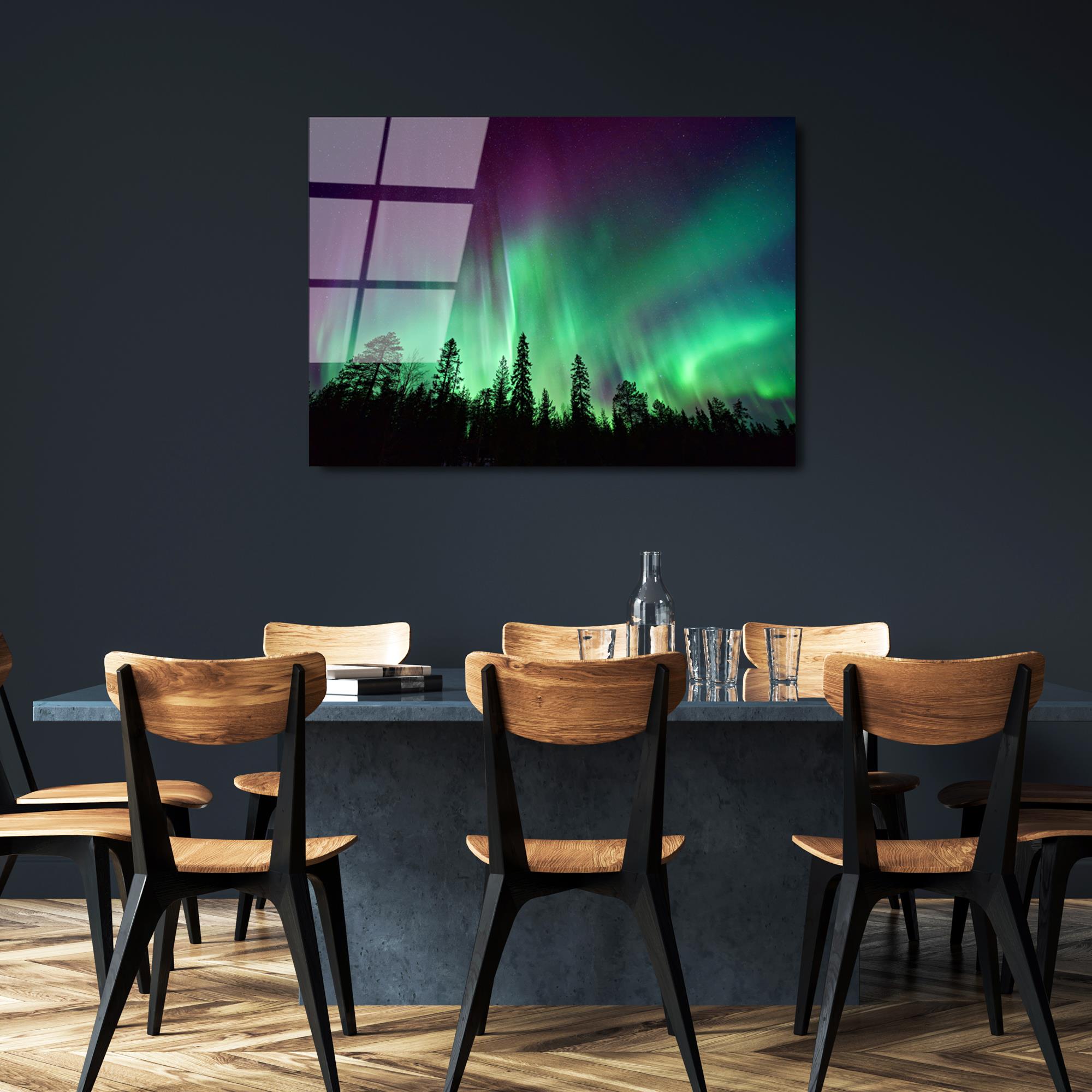 UV-108 Baskılı Cam Dikdörtgen Duvar Tablosu | ByLamp