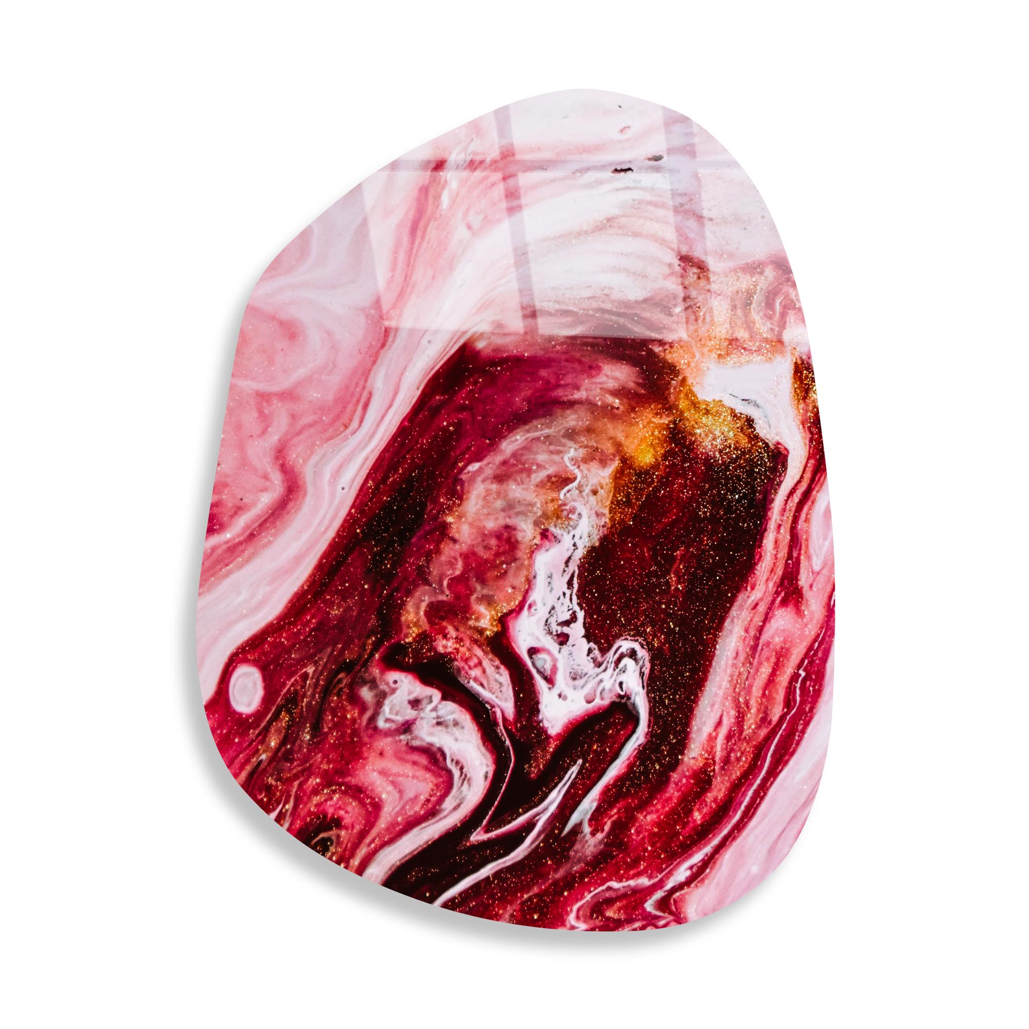 UV-1090 Baskılı Cam Amorf Duvar Tablosu | ByLamp