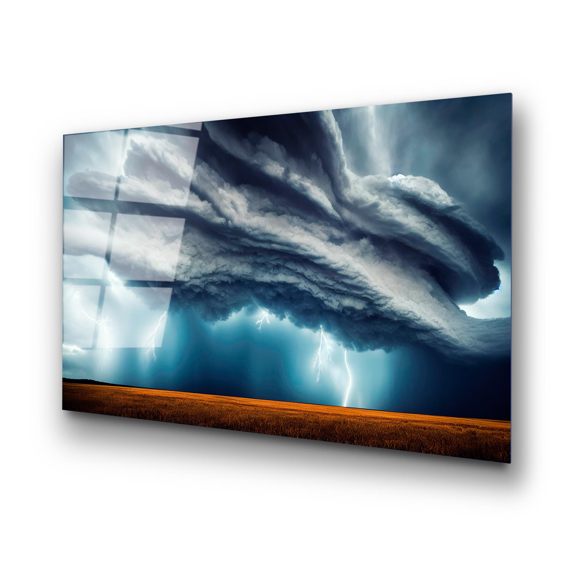 UV-110 Baskılı Cam Dikdörtgen Duvar Tablosu | ByLamp