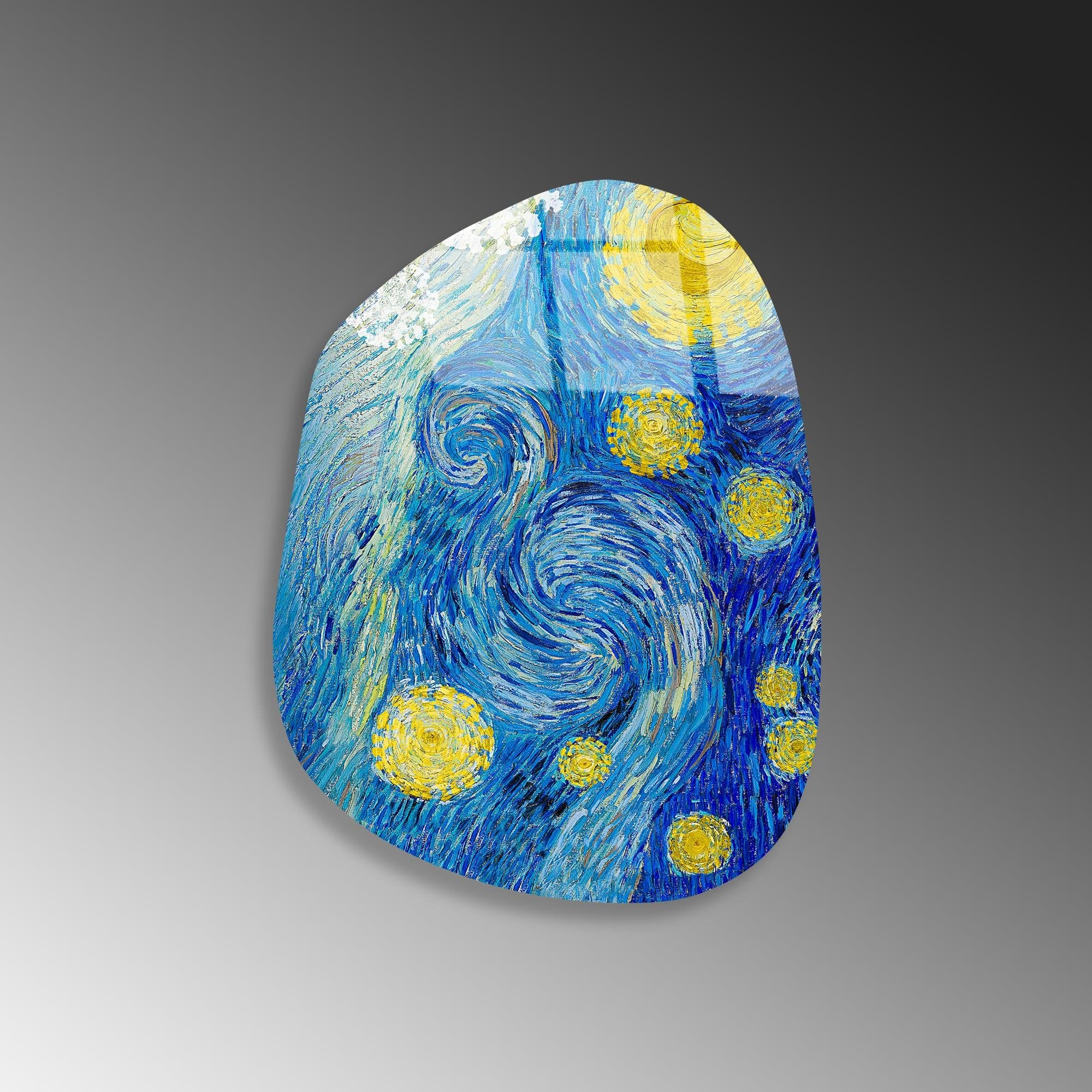 UV-1111 Baskılı Cam Amorf Duvar Tablosu | ByLamp