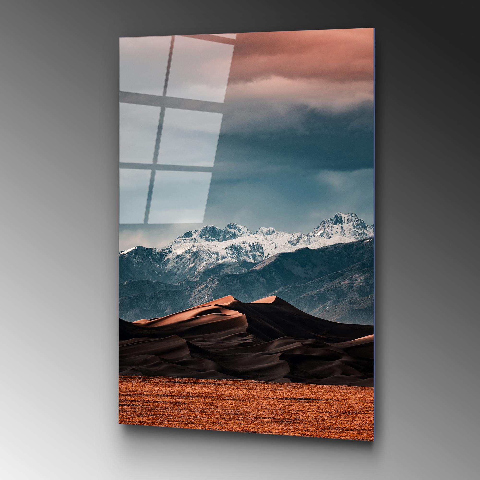 UV-116 Baskılı Cam Dikdörtgen Duvar Tablosu | ByLamp