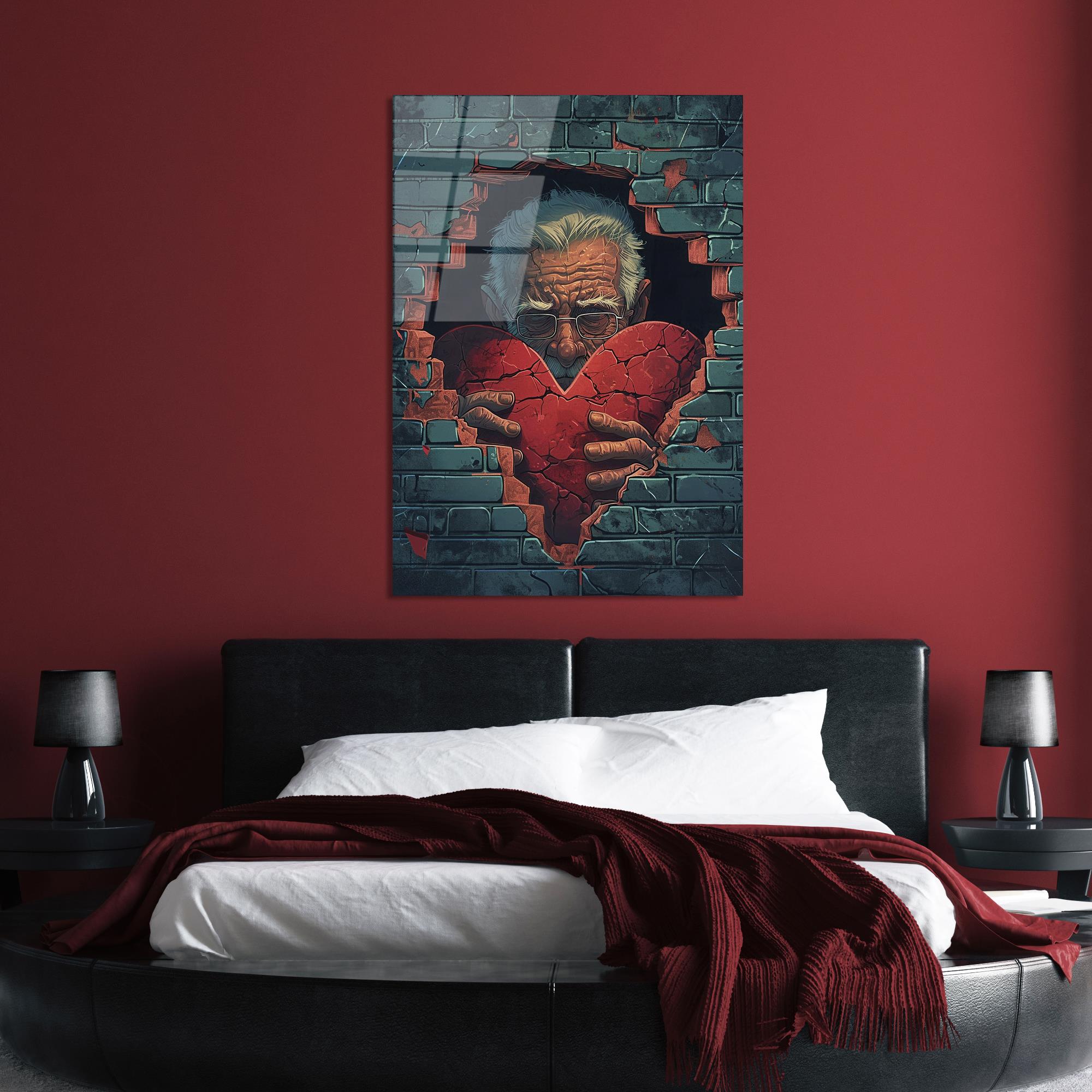 UV-1173 Baskılı Cam Dikdörtgen Duvar Tablosu | ByLamp