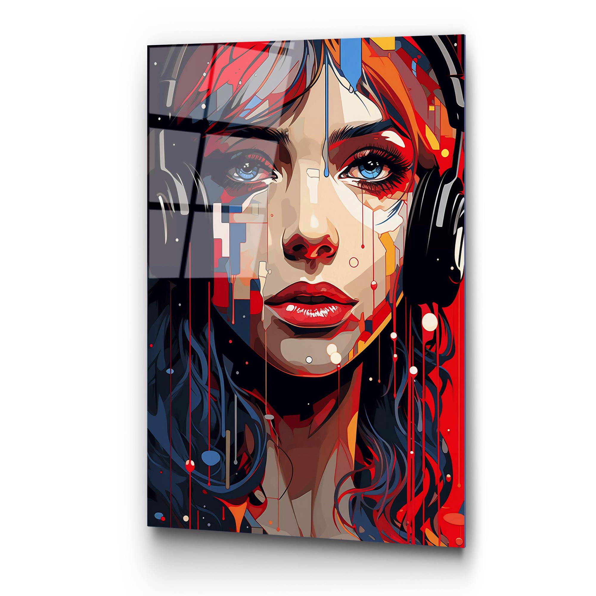 UV-1174 Baskılı Cam Dikdörtgen Duvar Tablosu | ByLamp