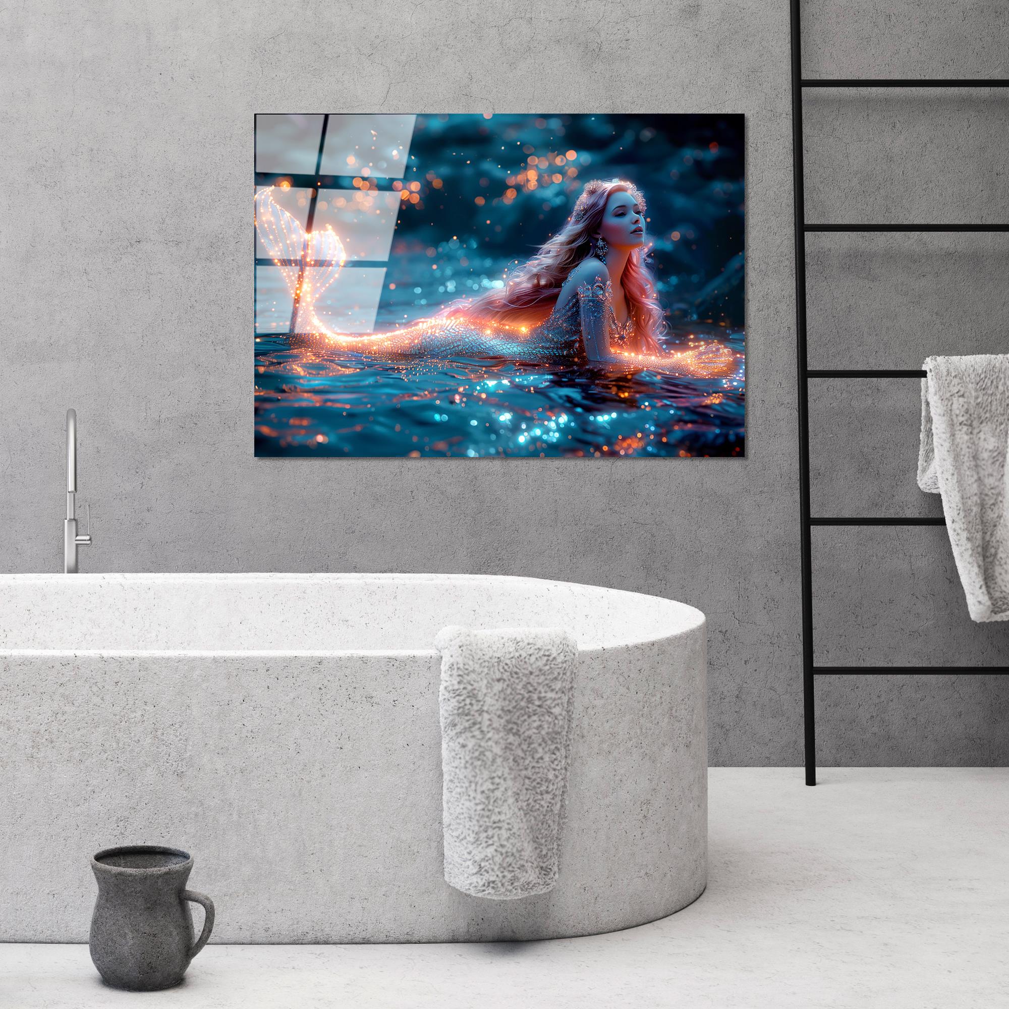 UV-1183 Baskılı Cam Dikdörtgen Duvar Tablosu | ByLamp