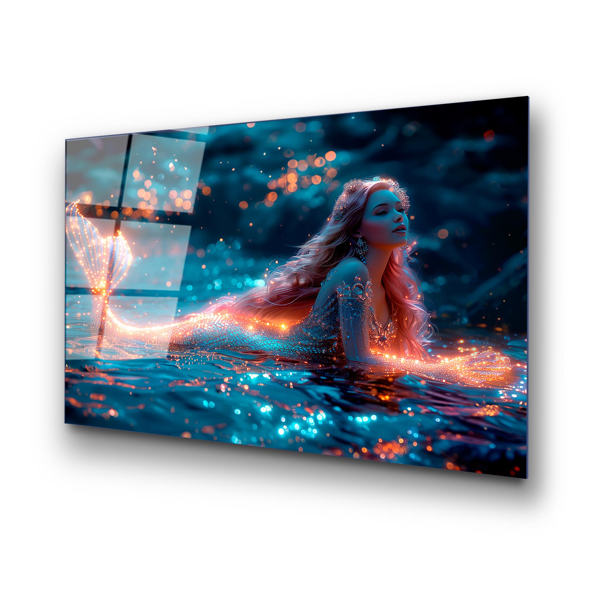 UV-1183 Baskılı Cam Dikdörtgen Duvar Tablosu | ByLamp