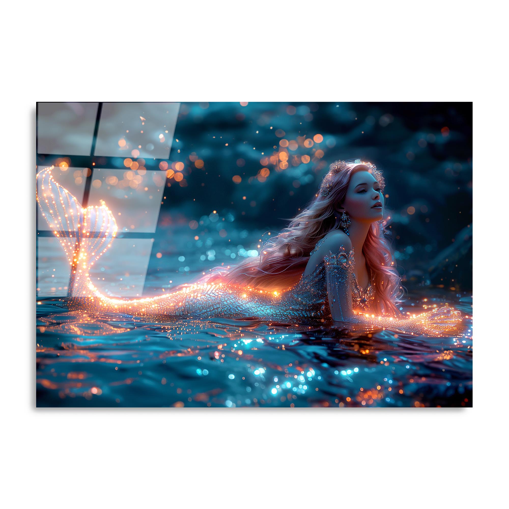 UV-1183 Baskılı Cam Dikdörtgen Duvar Tablosu | ByLamp