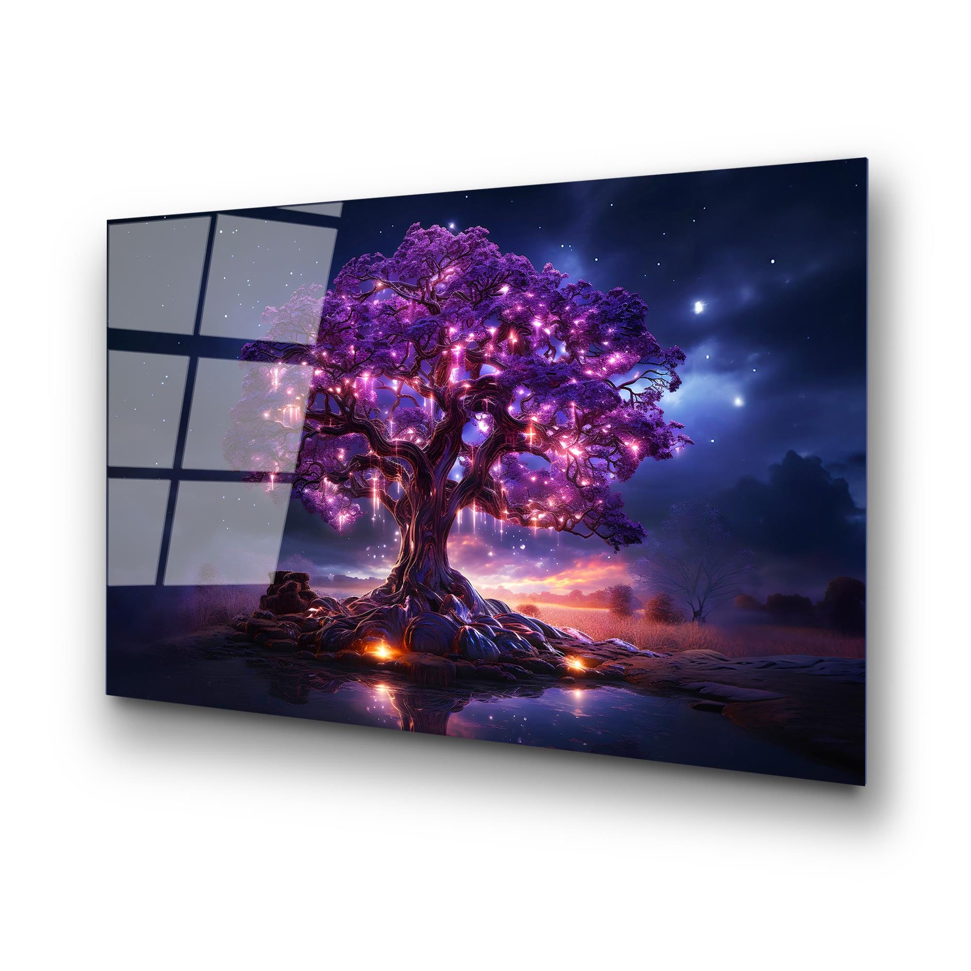 UV-1185 Baskılı Cam Dikdörtgen Duvar Tablosu | ByLamp