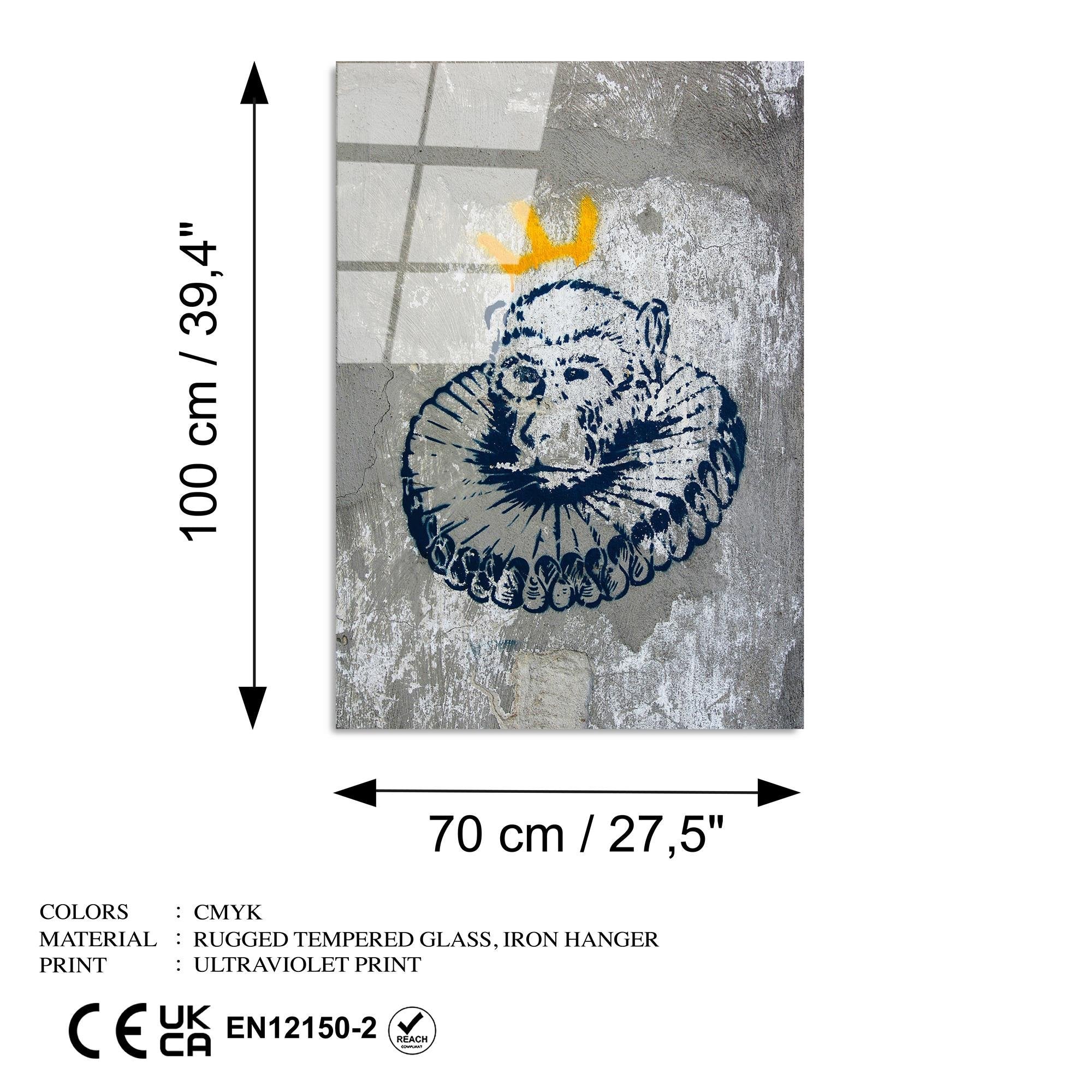 UV-1191 Baskılı Cam Dikdörtgen Duvar Tablosu | ByLamp