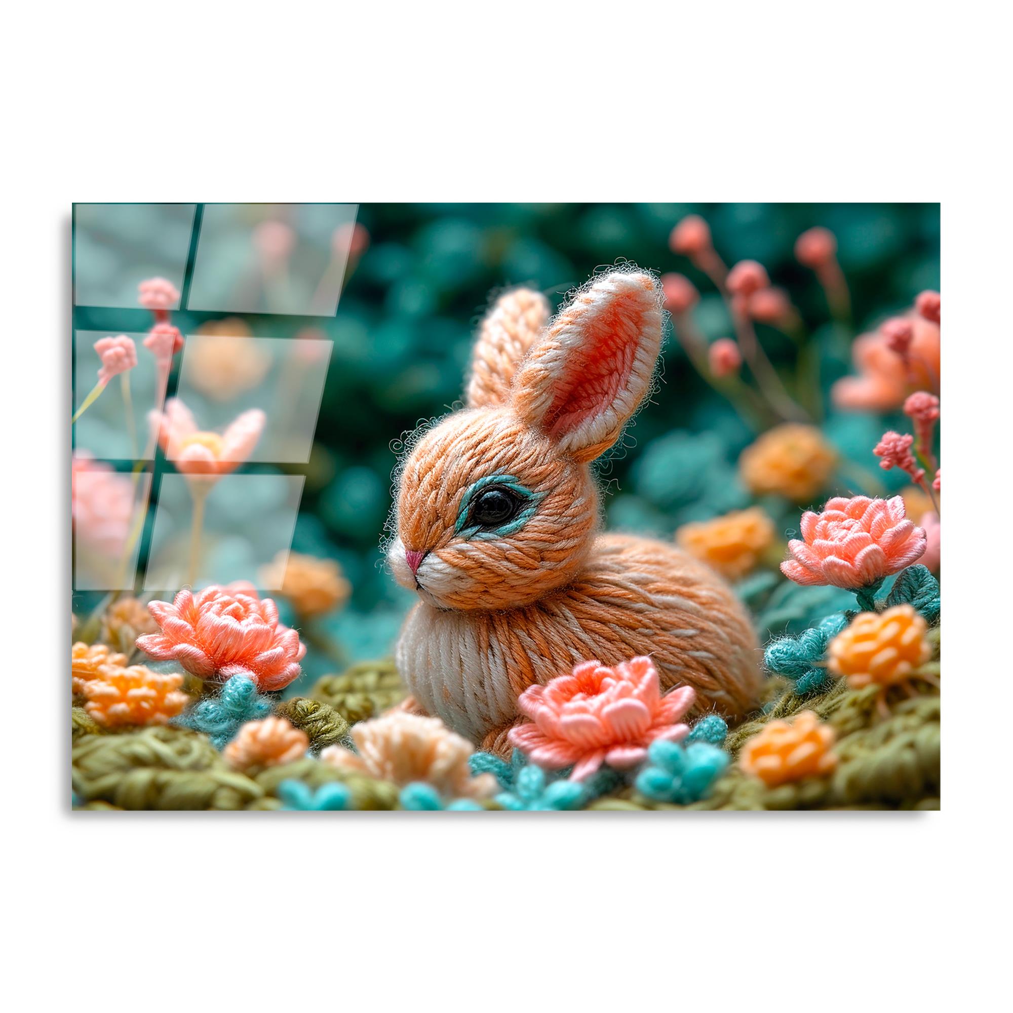 UV-1192 Baskılı Cam Dikdörtgen Duvar Tablosu | ByLamp