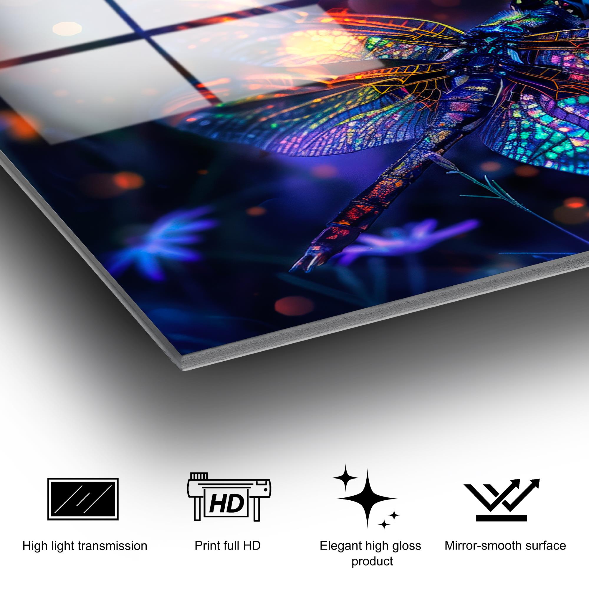 UV-1194 Baskılı Cam Dikdörtgen Duvar Tablosu | ByLamp