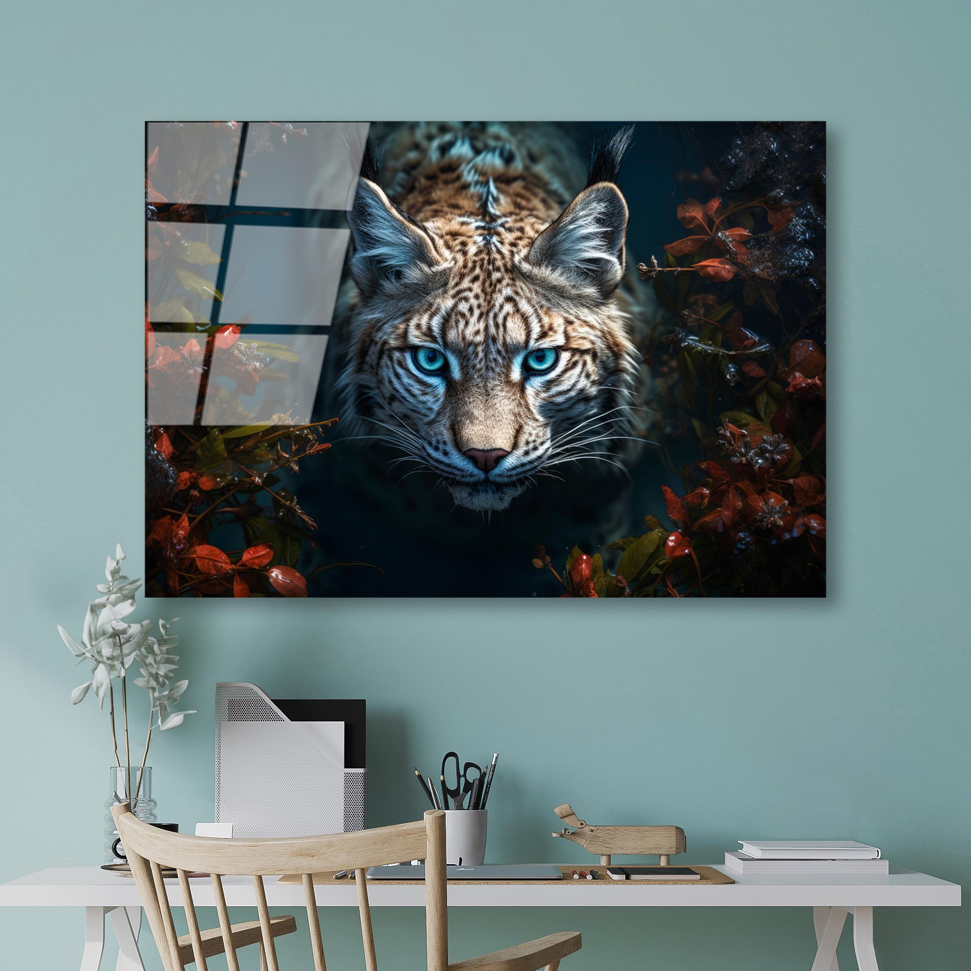 UV-1195 Baskılı Cam Dikdörtgen Duvar Tablosu | ByLamp