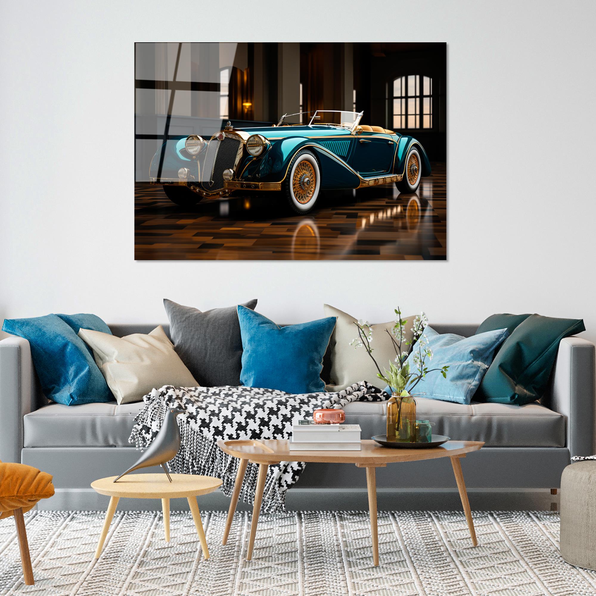 UV-1204 Baskılı Cam Dikdörtgen Duvar Tablosu | ByLamp