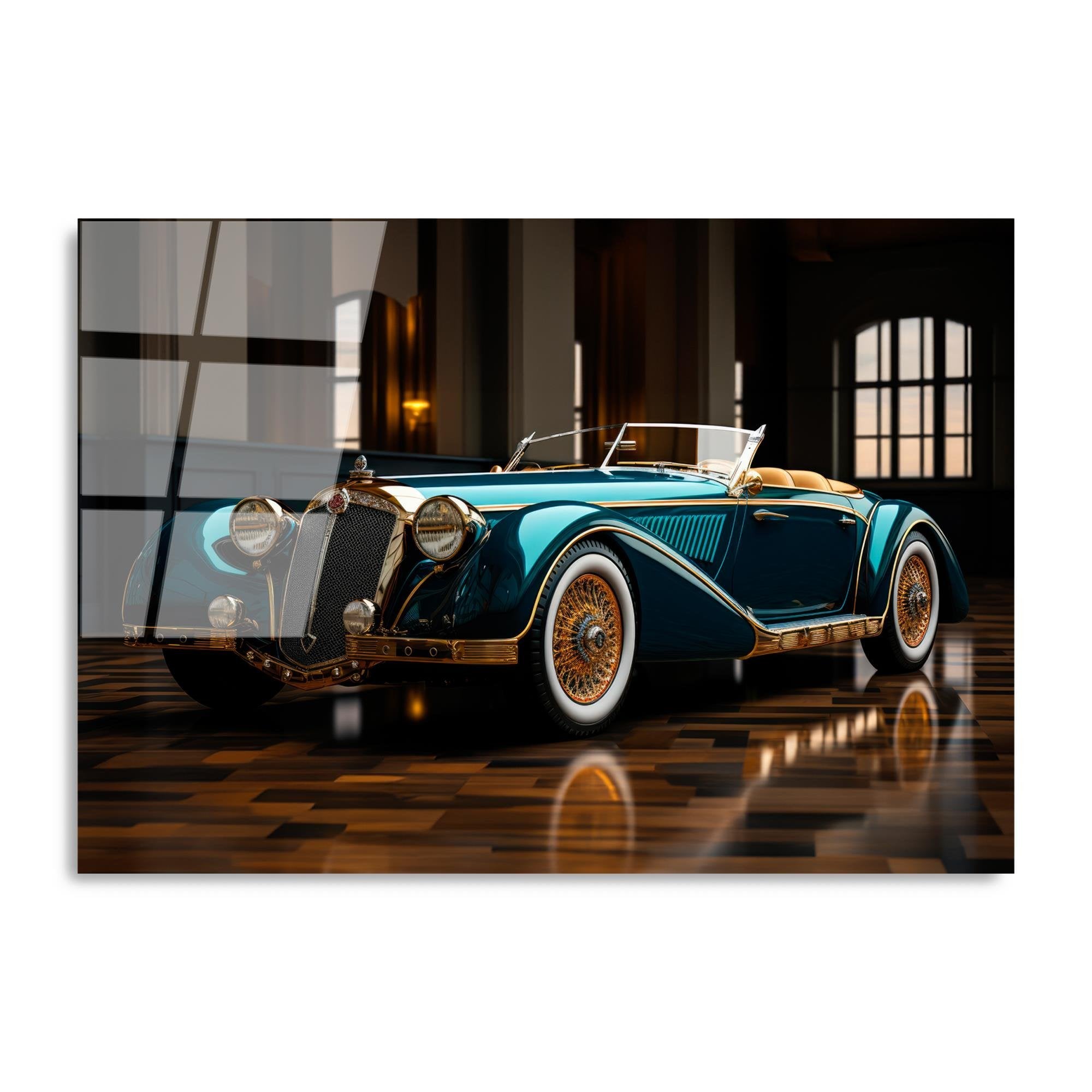 UV-1204 Baskılı Cam Dikdörtgen Duvar Tablosu | ByLamp